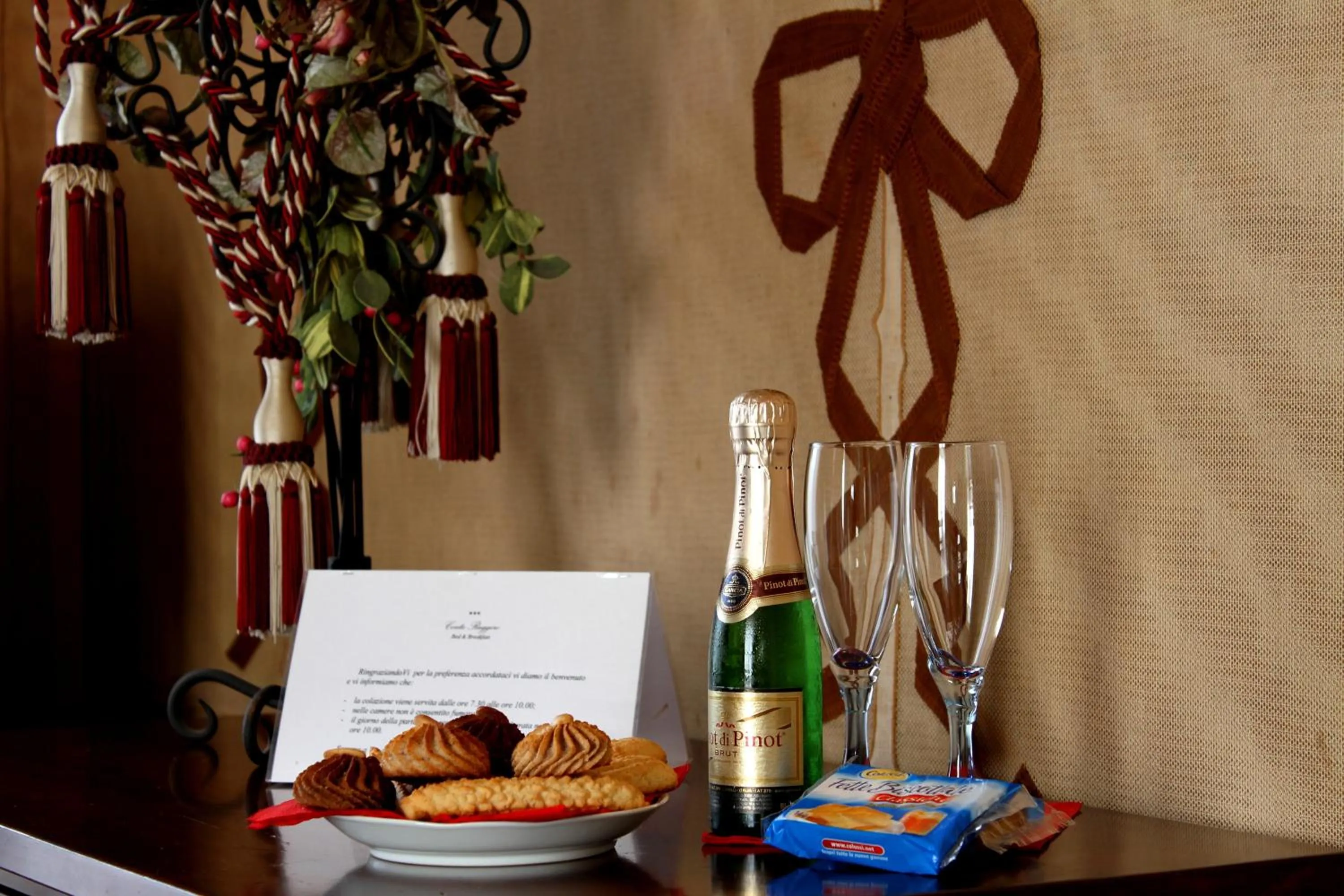 Decorative detail in B&B Conte Ruggero