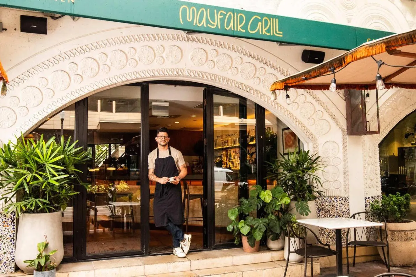 Restaurant/places to eat in Mayfair House Hotel & Garden