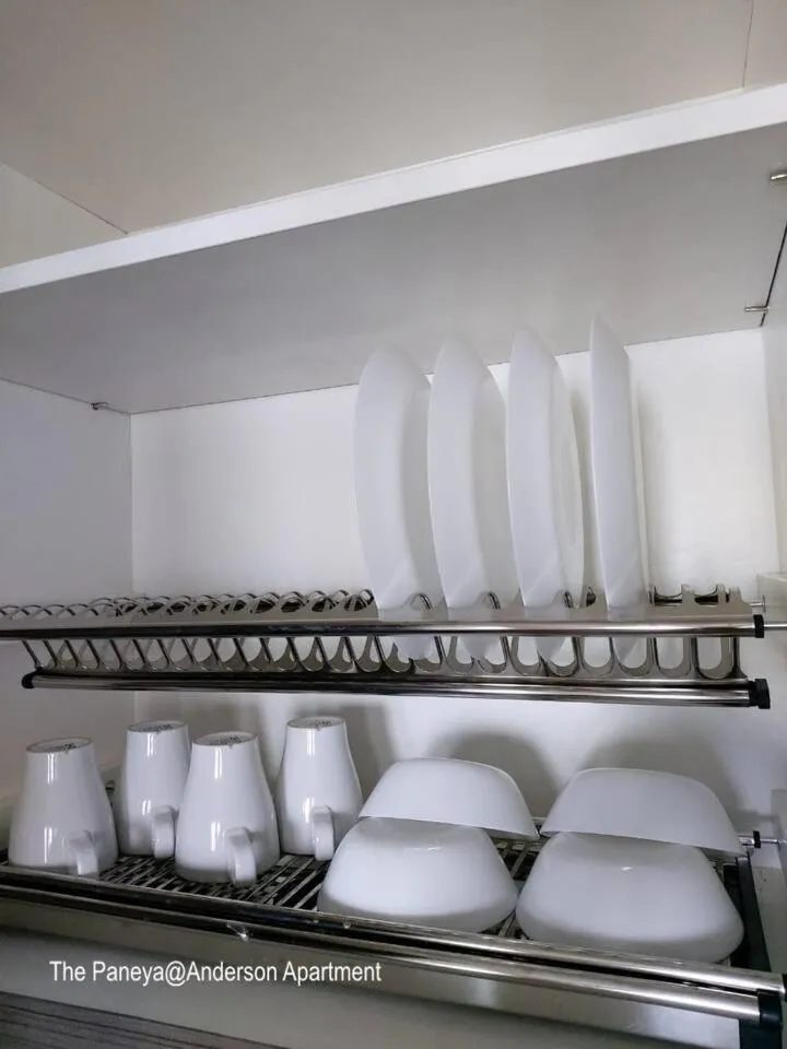 Kitchen or kitchenette, Bed in The Paneya@Anderson Apartment