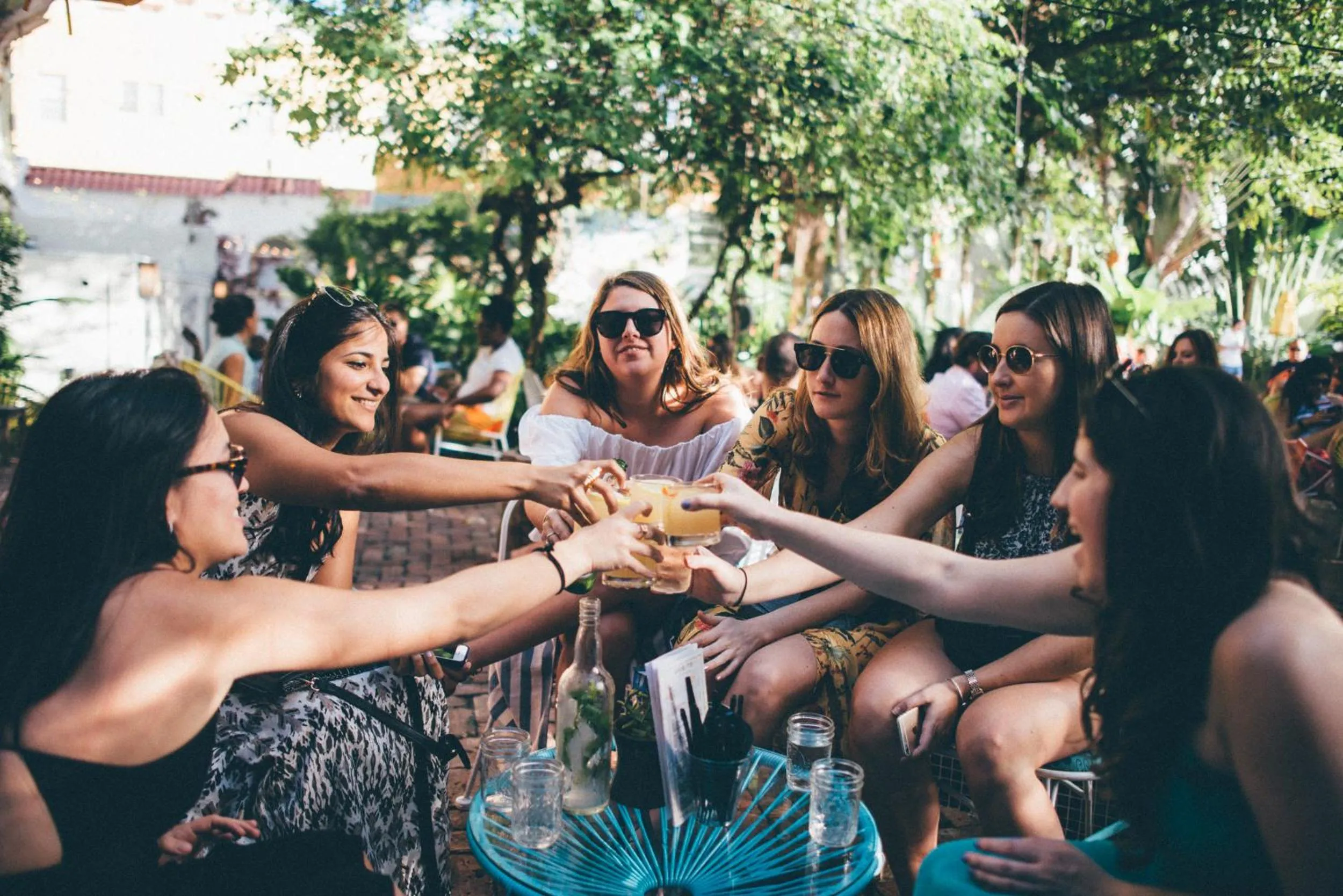 People in Freehand Miami