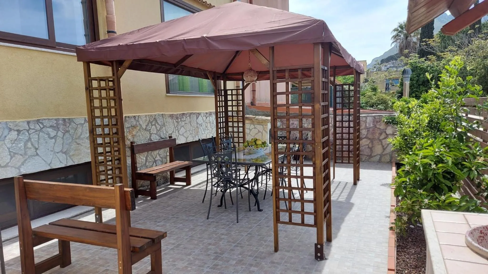 Garden in B&B Verdeblu