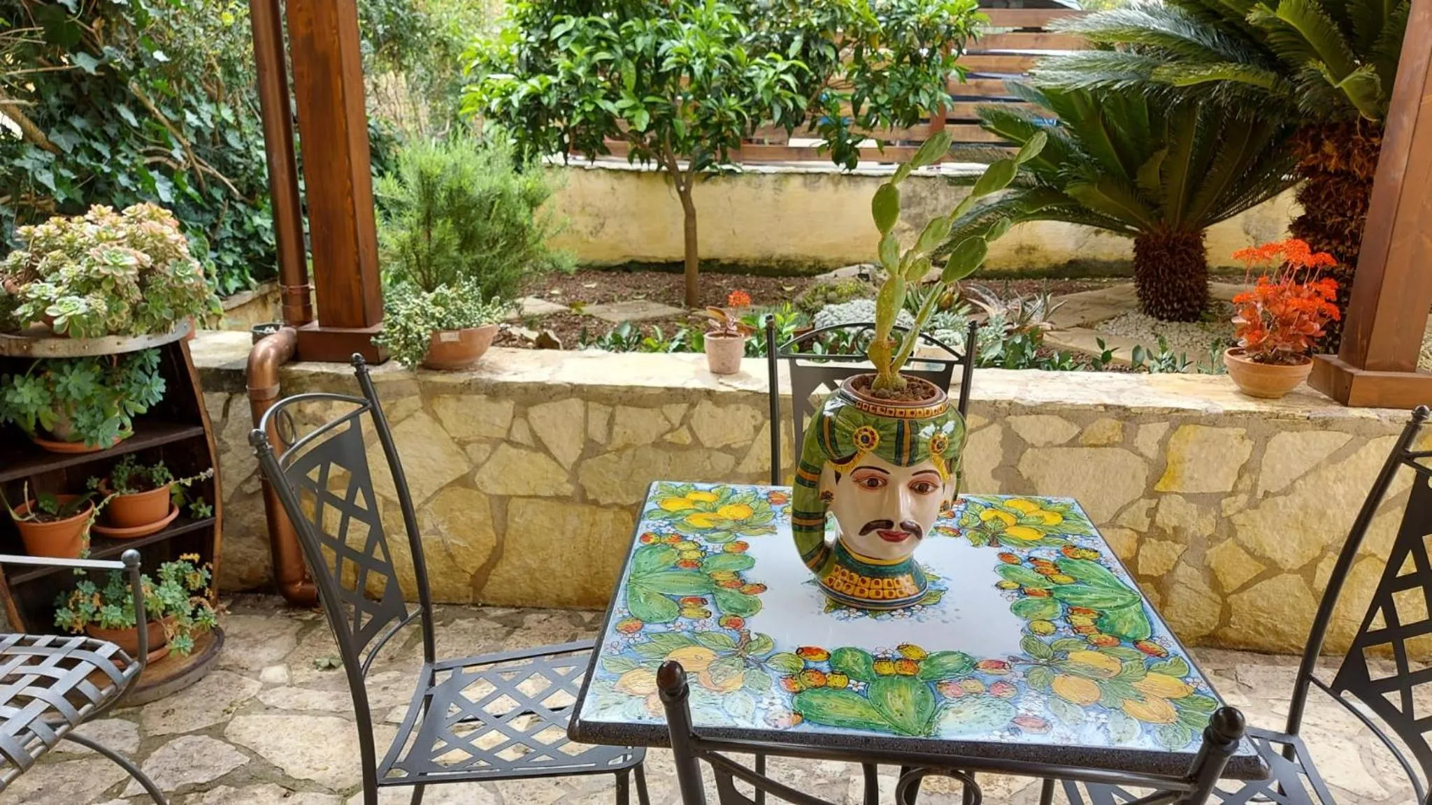 Garden in B&B Verdeblu