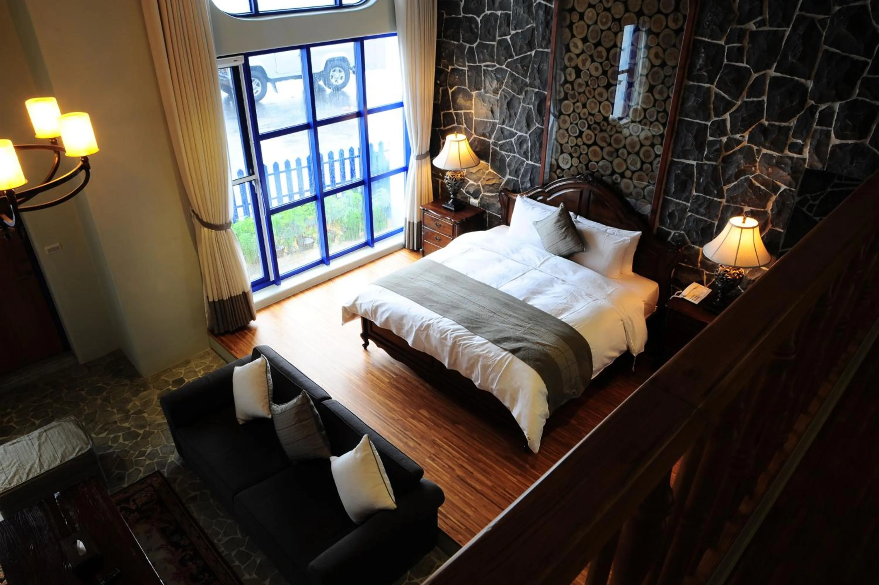 Bed in Chateau Villa