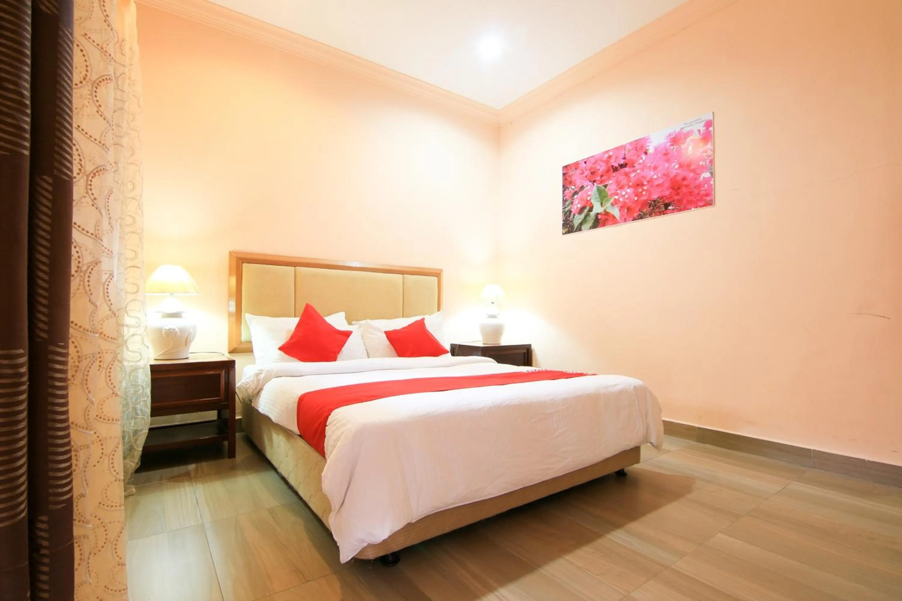 Bedroom, Bed in Hotel O Ombak Inn Chalet