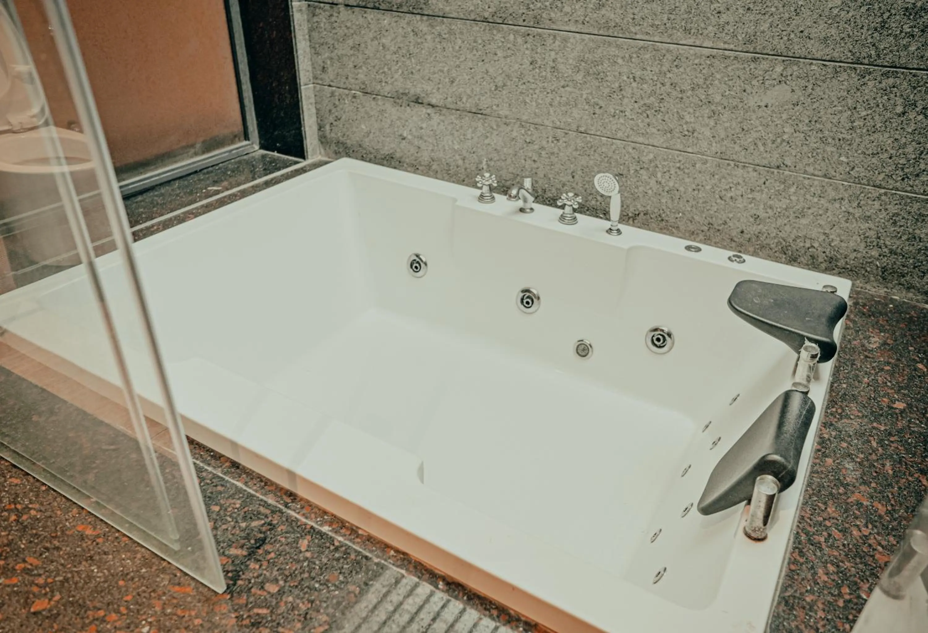 Bathroom in Pushkara Resort and Spa, Pushkar