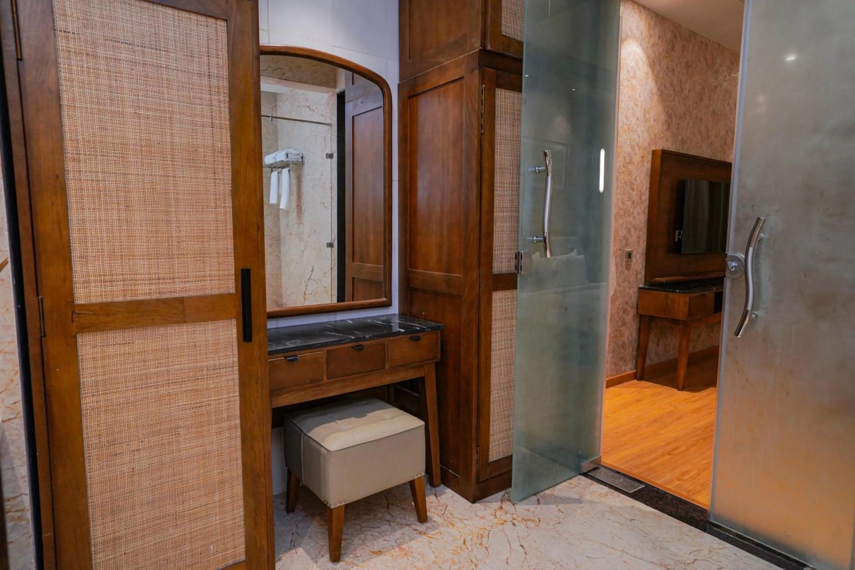wardrobe in Pushkara Resort and Spa, Pushkar