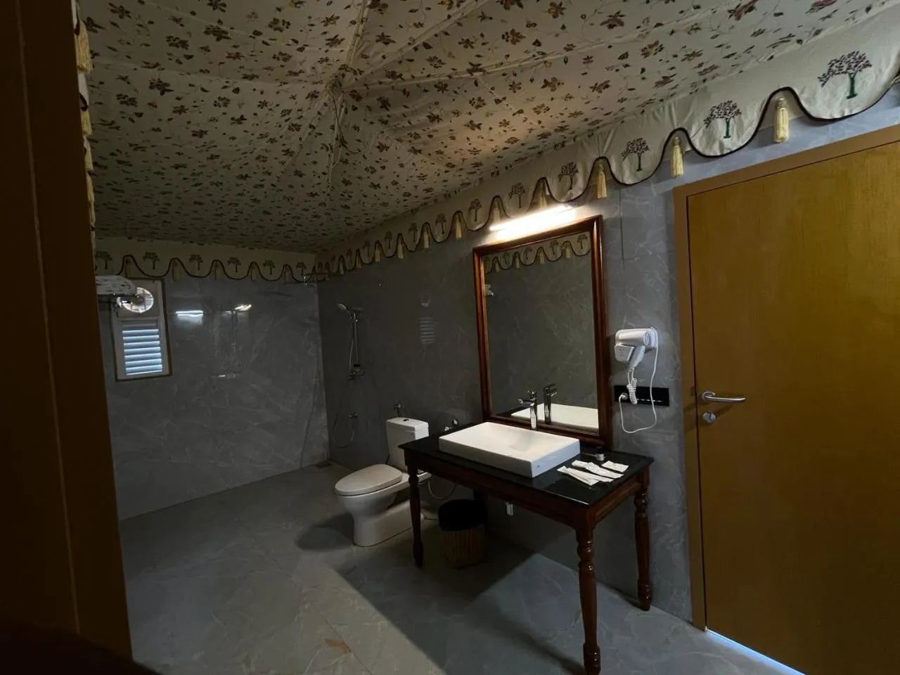 Bathroom in Pushkara Resort and Spa, Pushkar