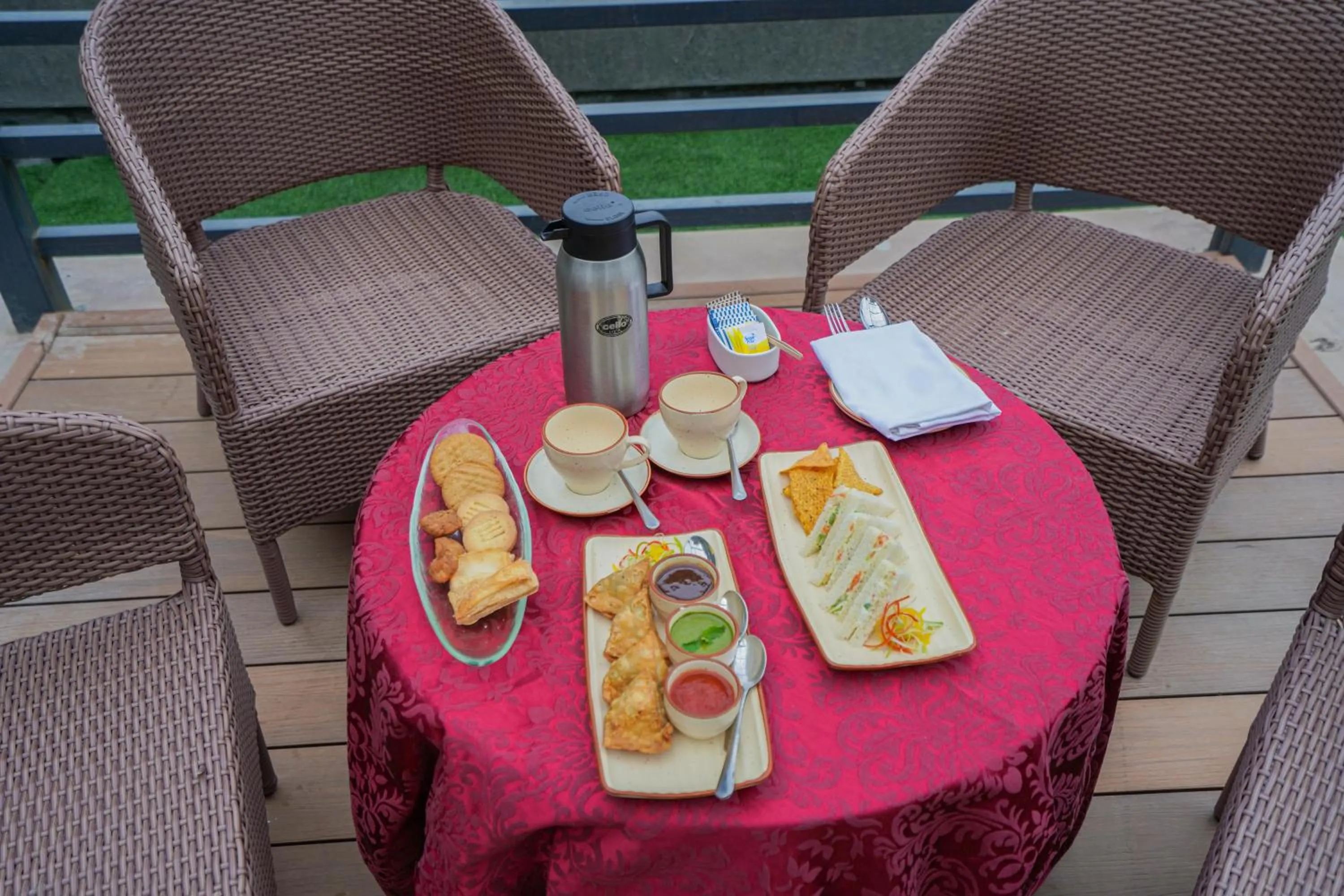 Seating area in Pushkara Resort and Spa, Pushkar