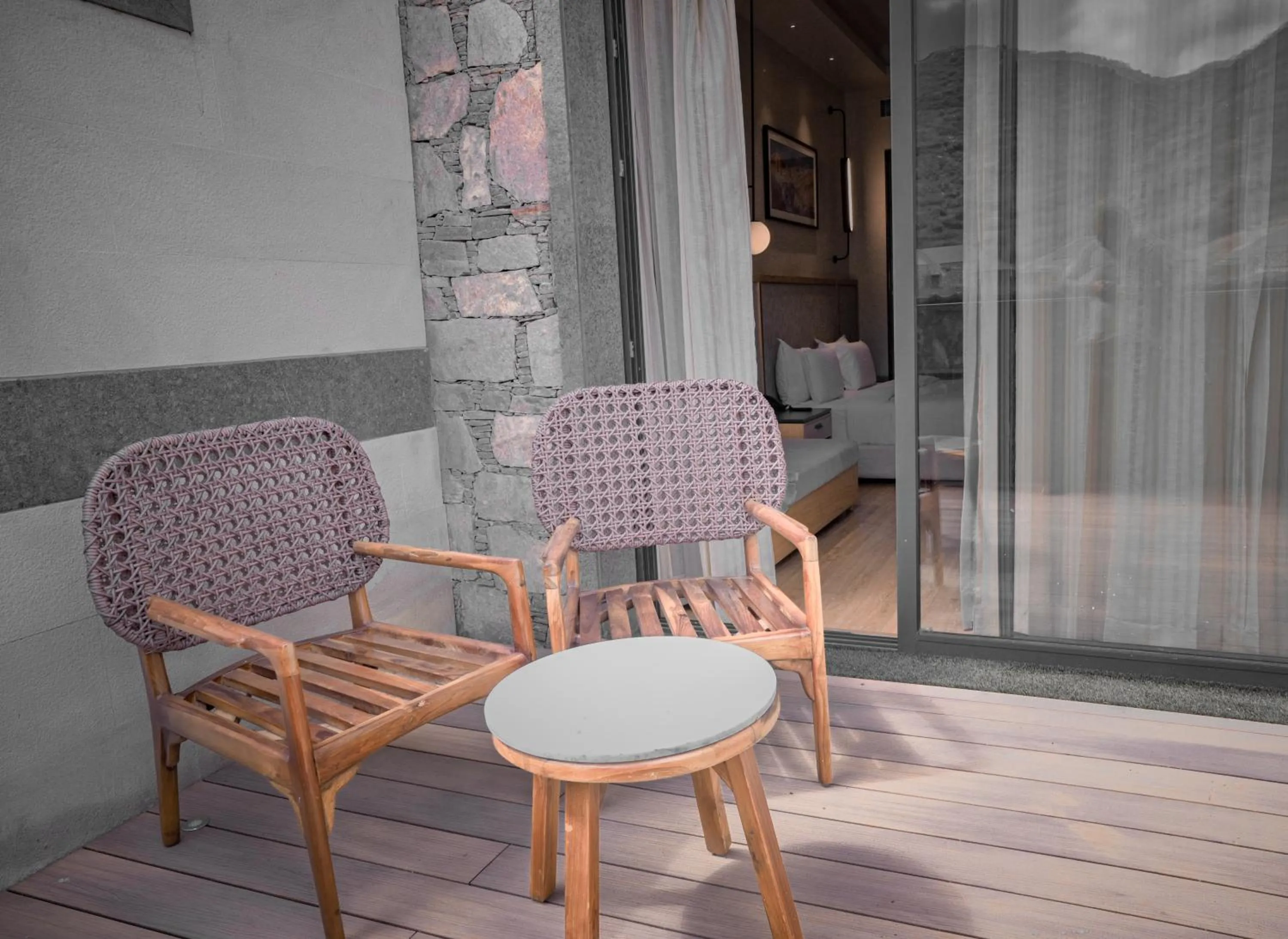 Seating area in Pushkara Resort and Spa, Pushkar