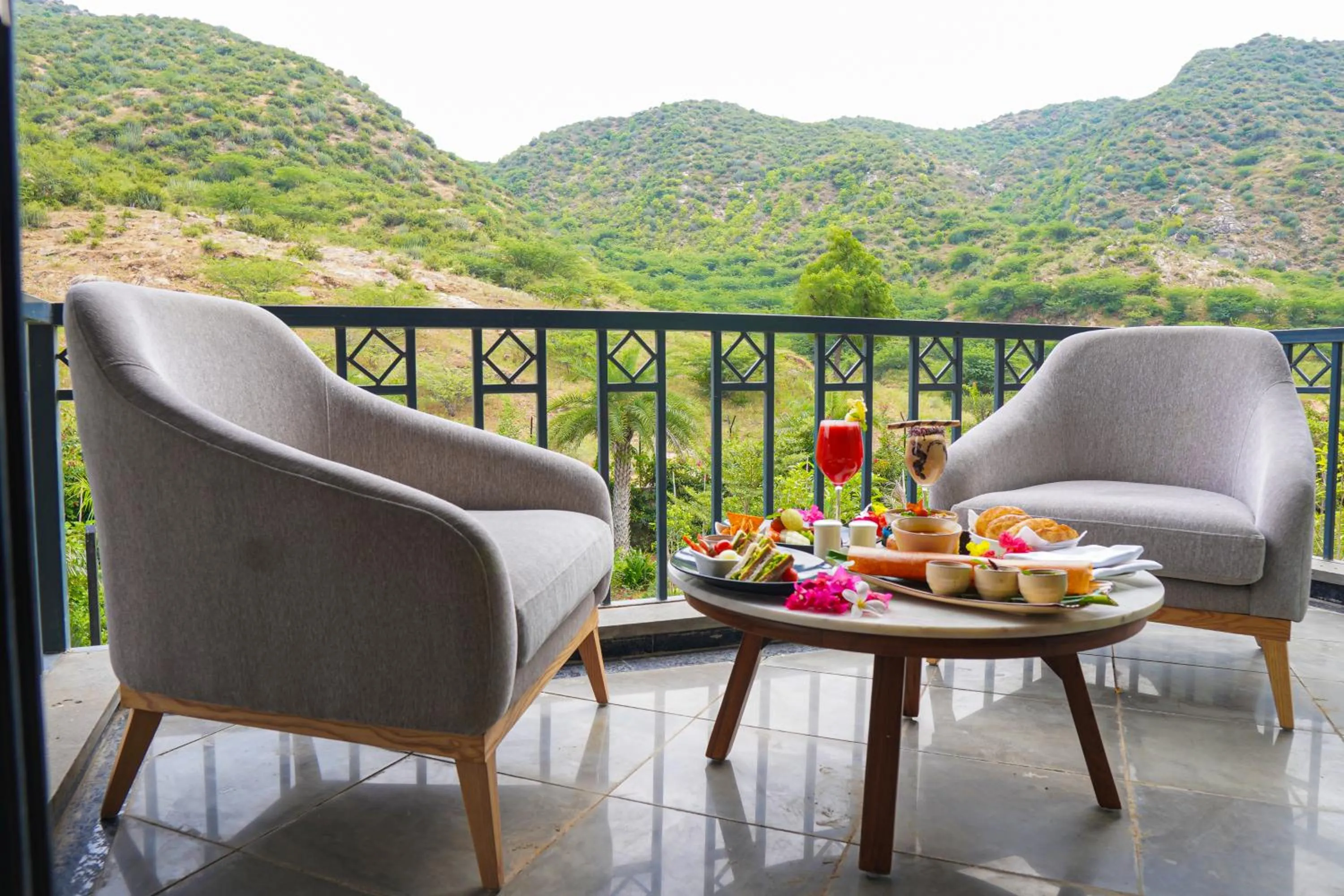 Balcony/Terrace in Pushkara Resort and Spa, Pushkar