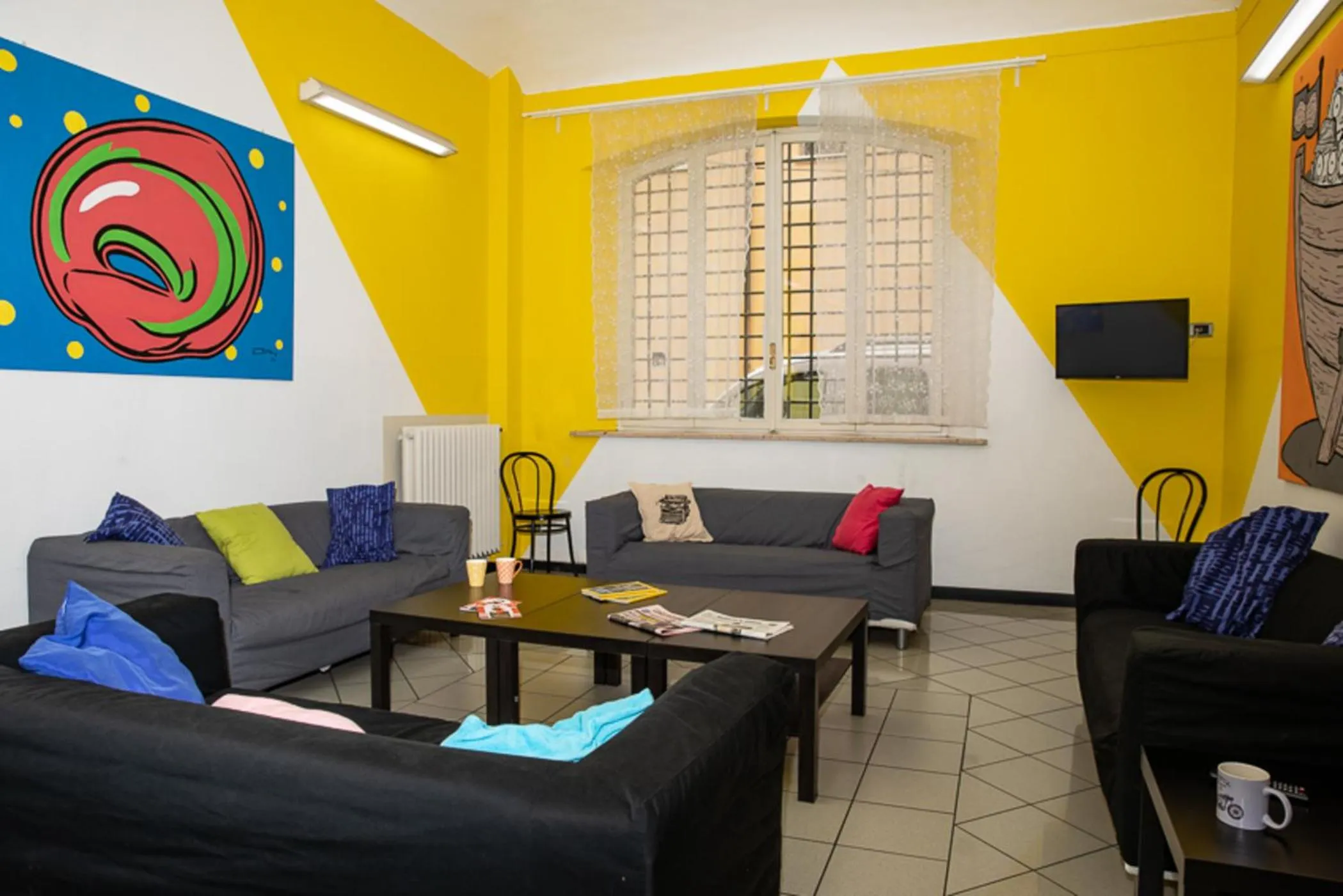 Communal kitchen in Ostello San Filippo Neri