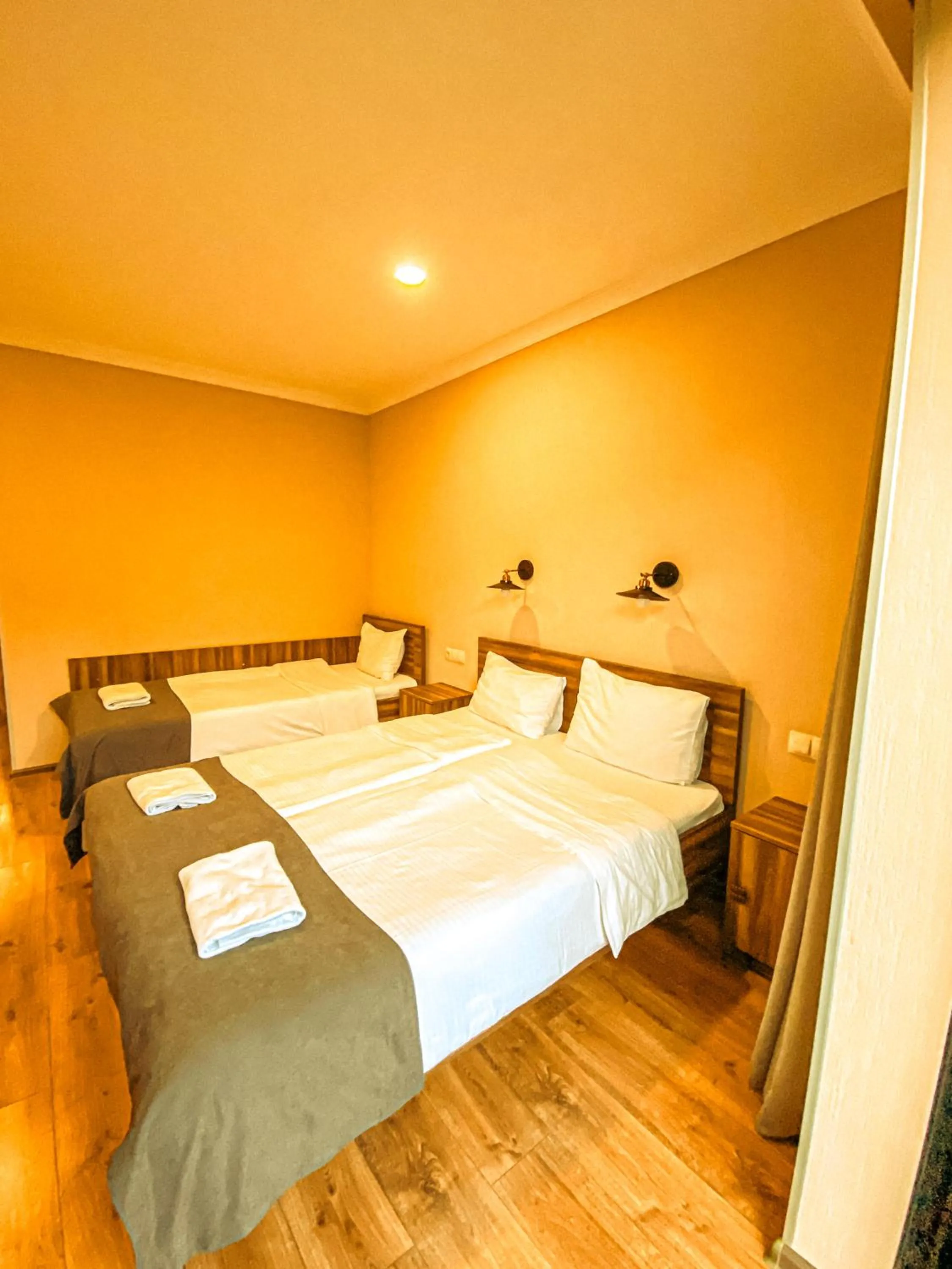 Bed in Hotel Gold Kazbegi