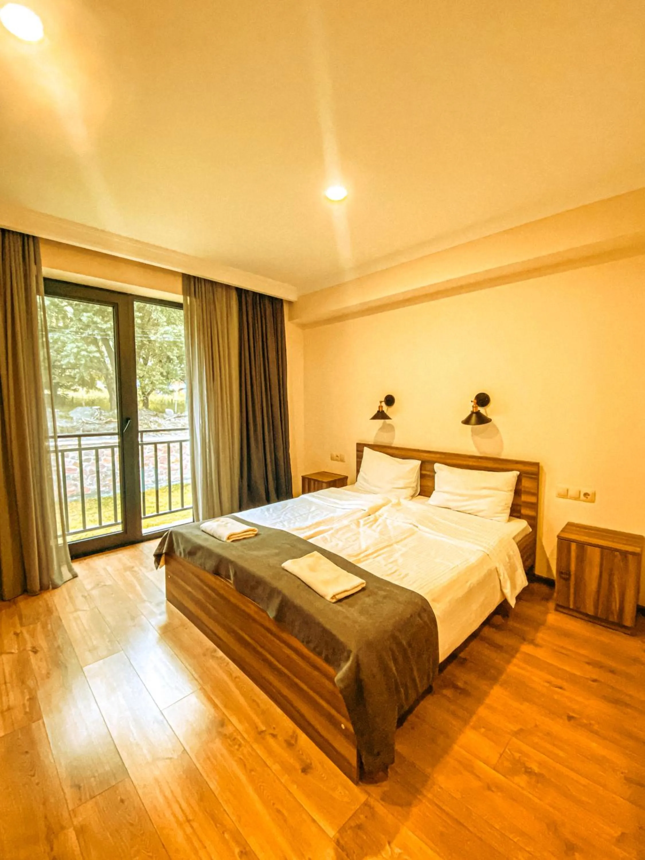 Bed in Hotel Gold Kazbegi