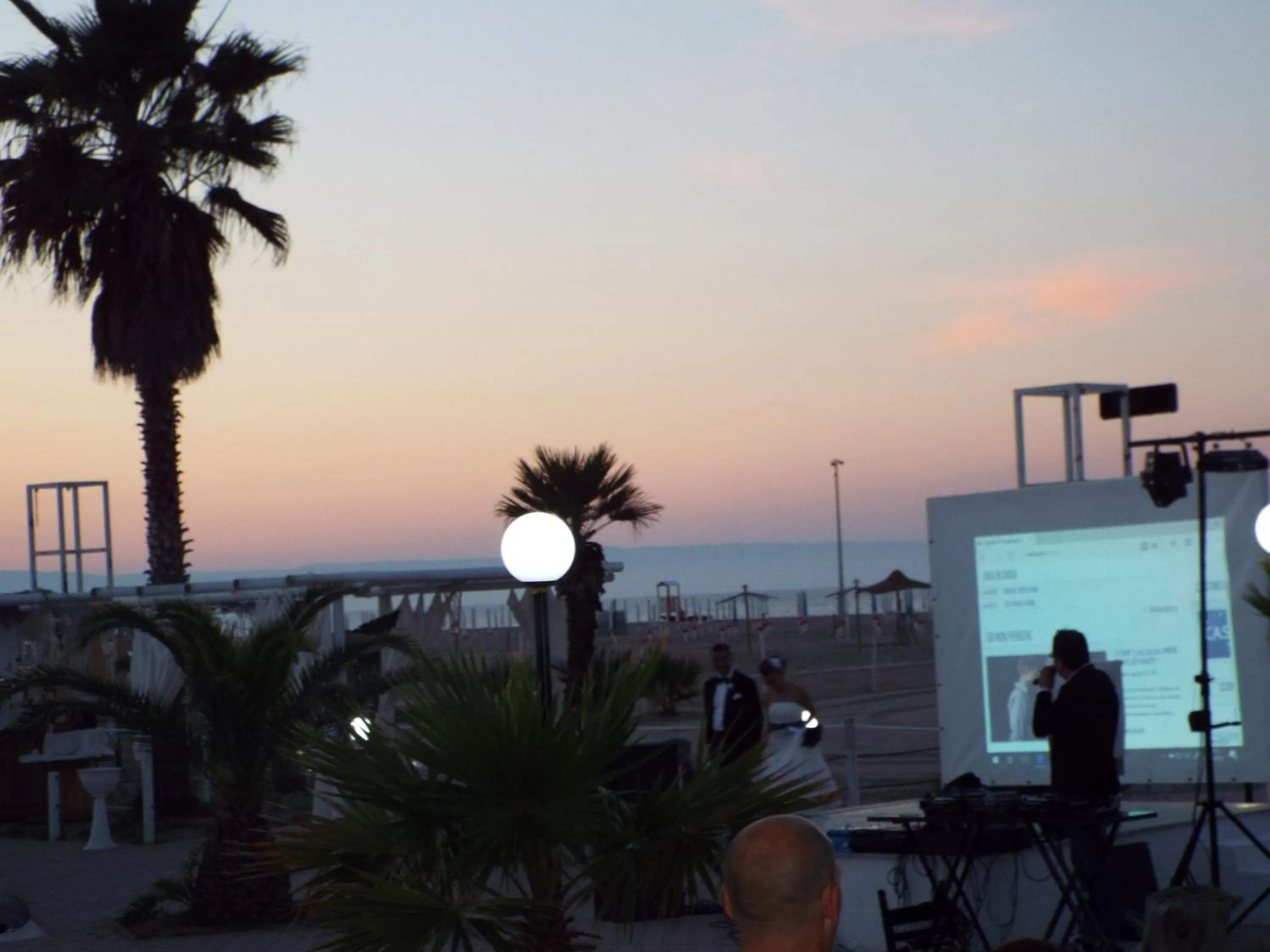 Sunset in torquemada beach club