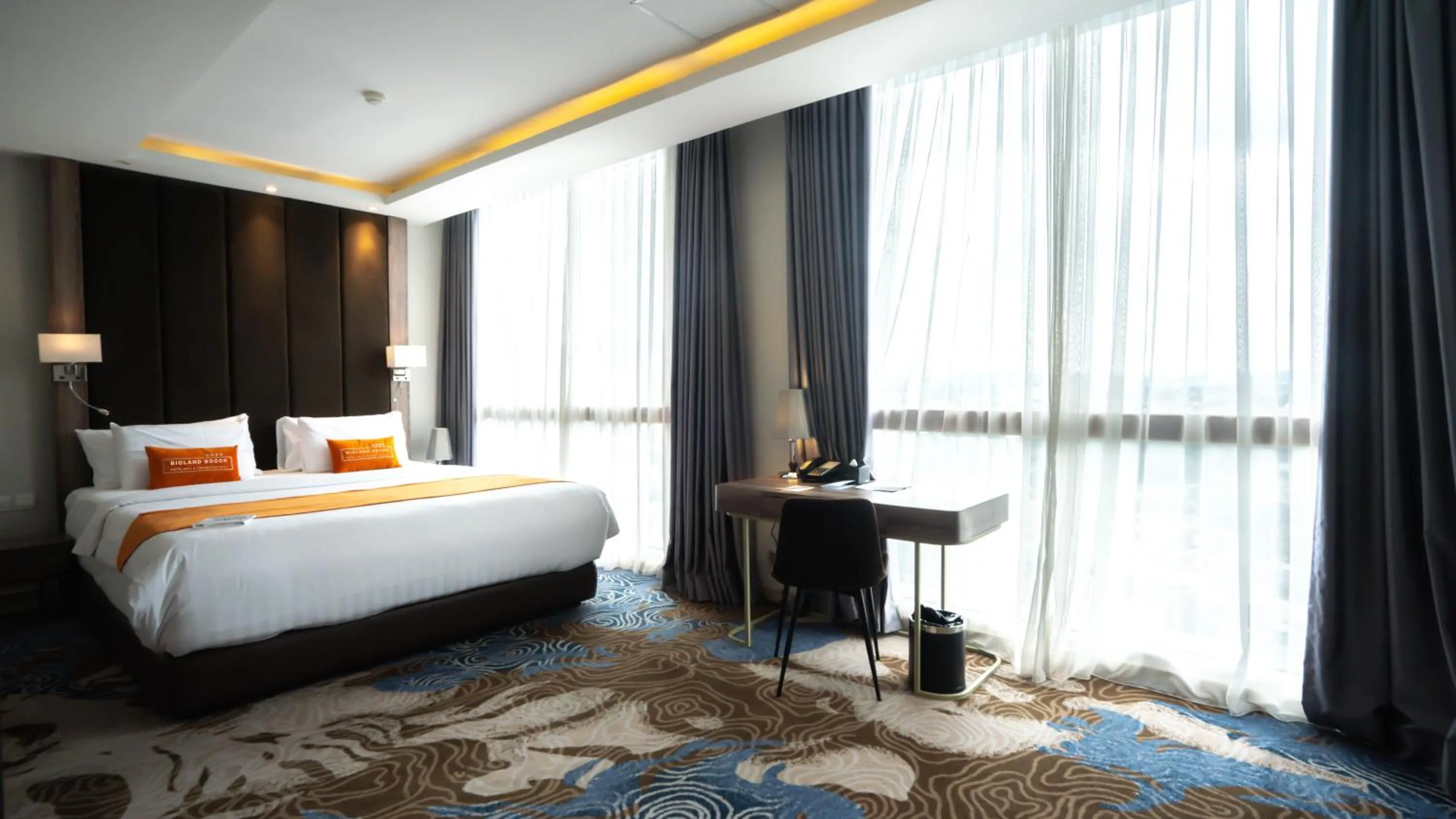 Bed in Bigland Bogor Hotel Powered by Archipelago
