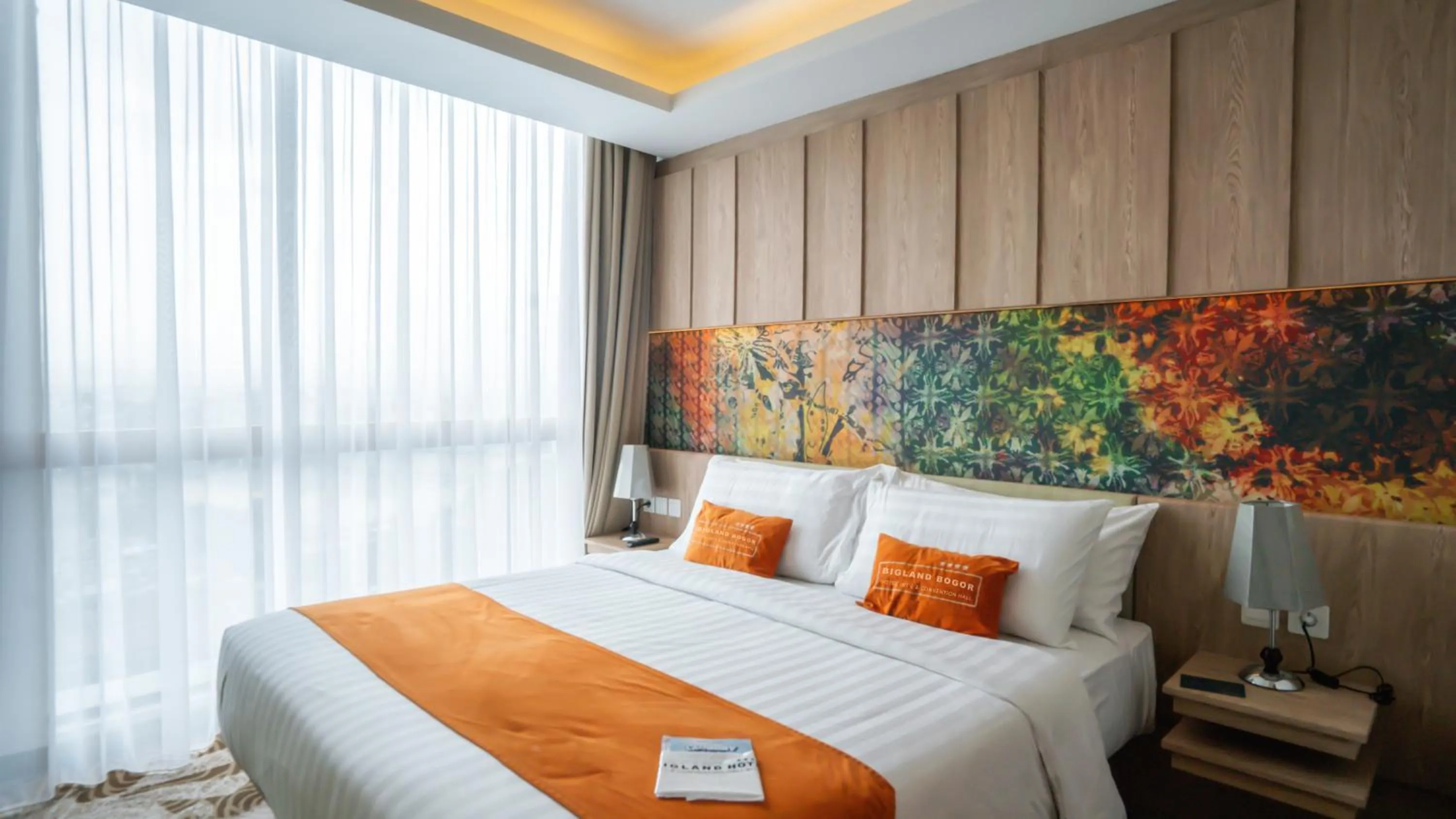 Bed in Bigland Bogor Hotel Powered by Archipelago