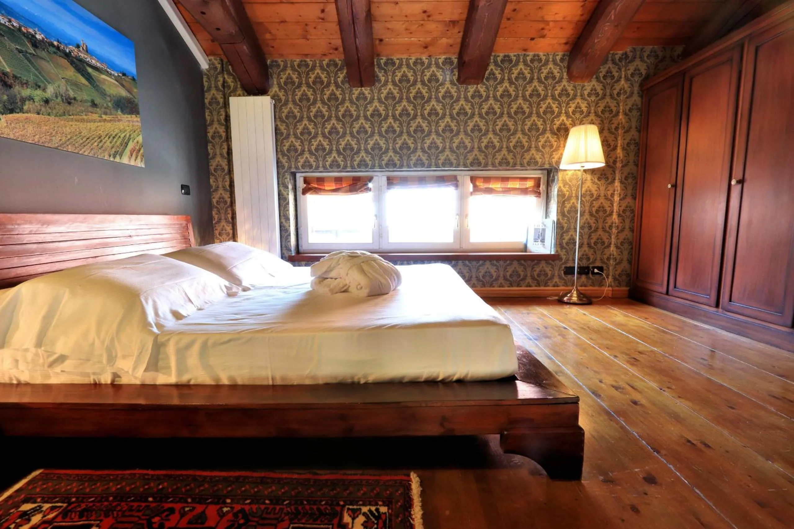 Bed in Felicin - Palazzo Boeri Panoramic Suites