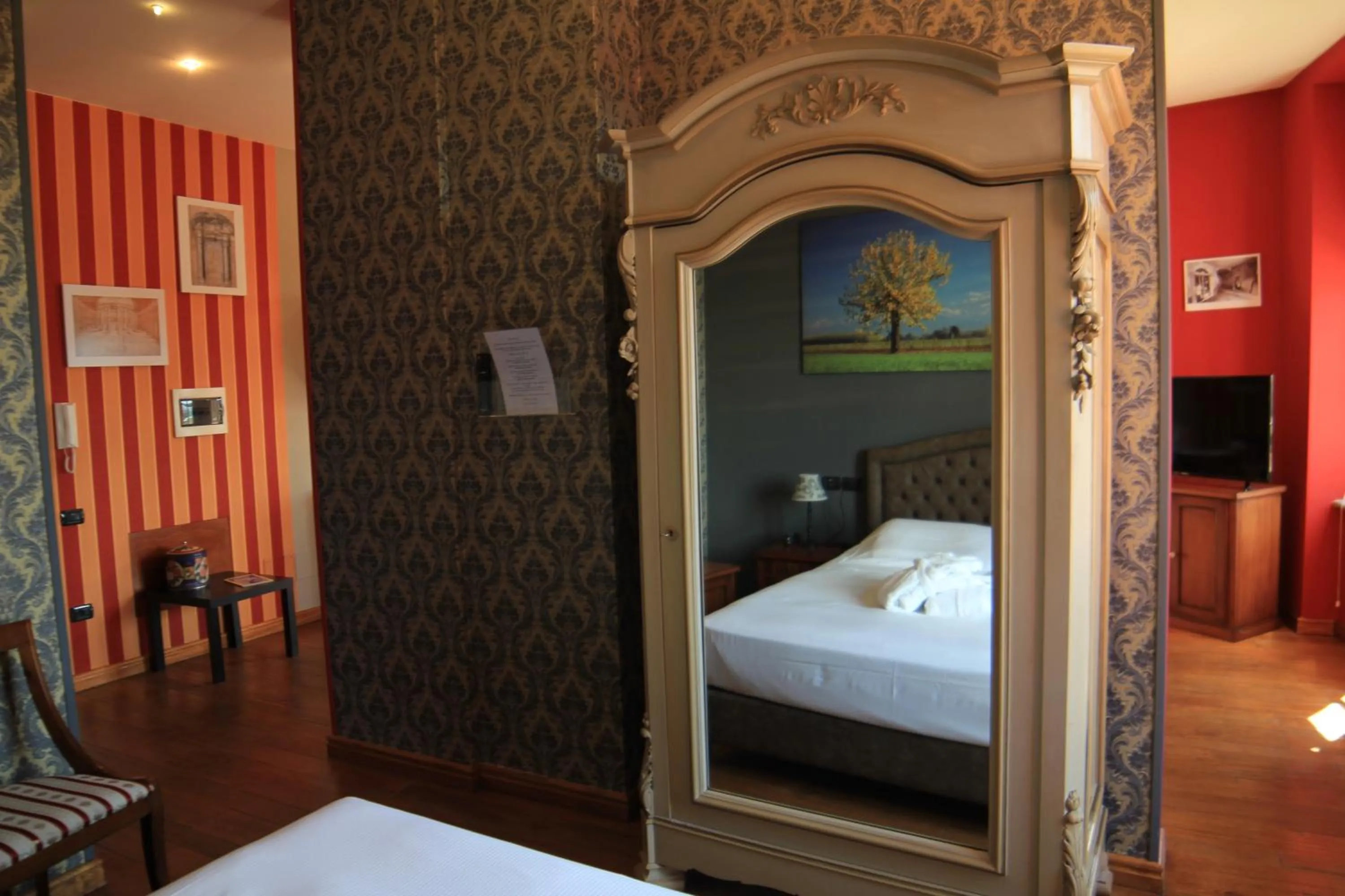 Bedroom, Bed in Felicin - Palazzo Boeri Panoramic Suites