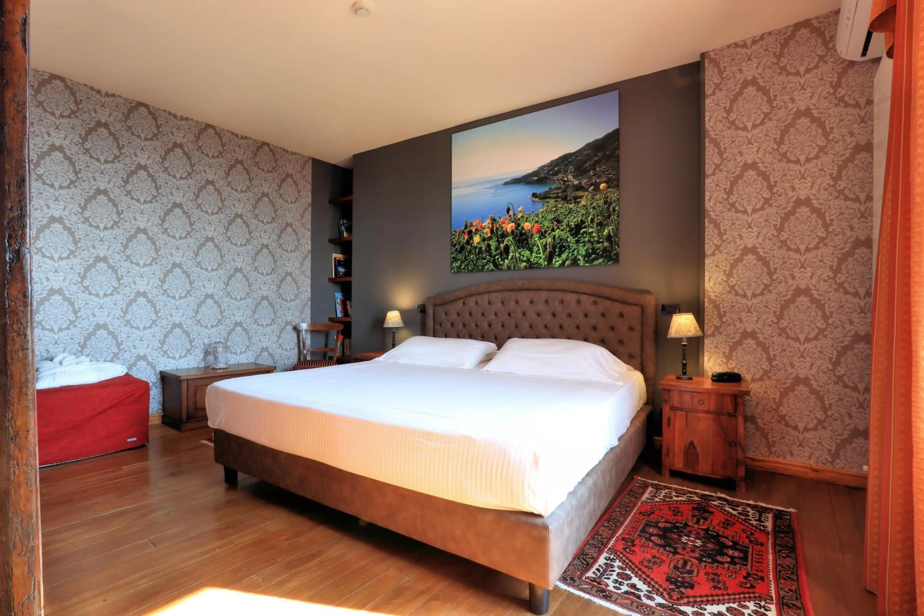 Bed in Felicin - Palazzo Boeri Panoramic Suites