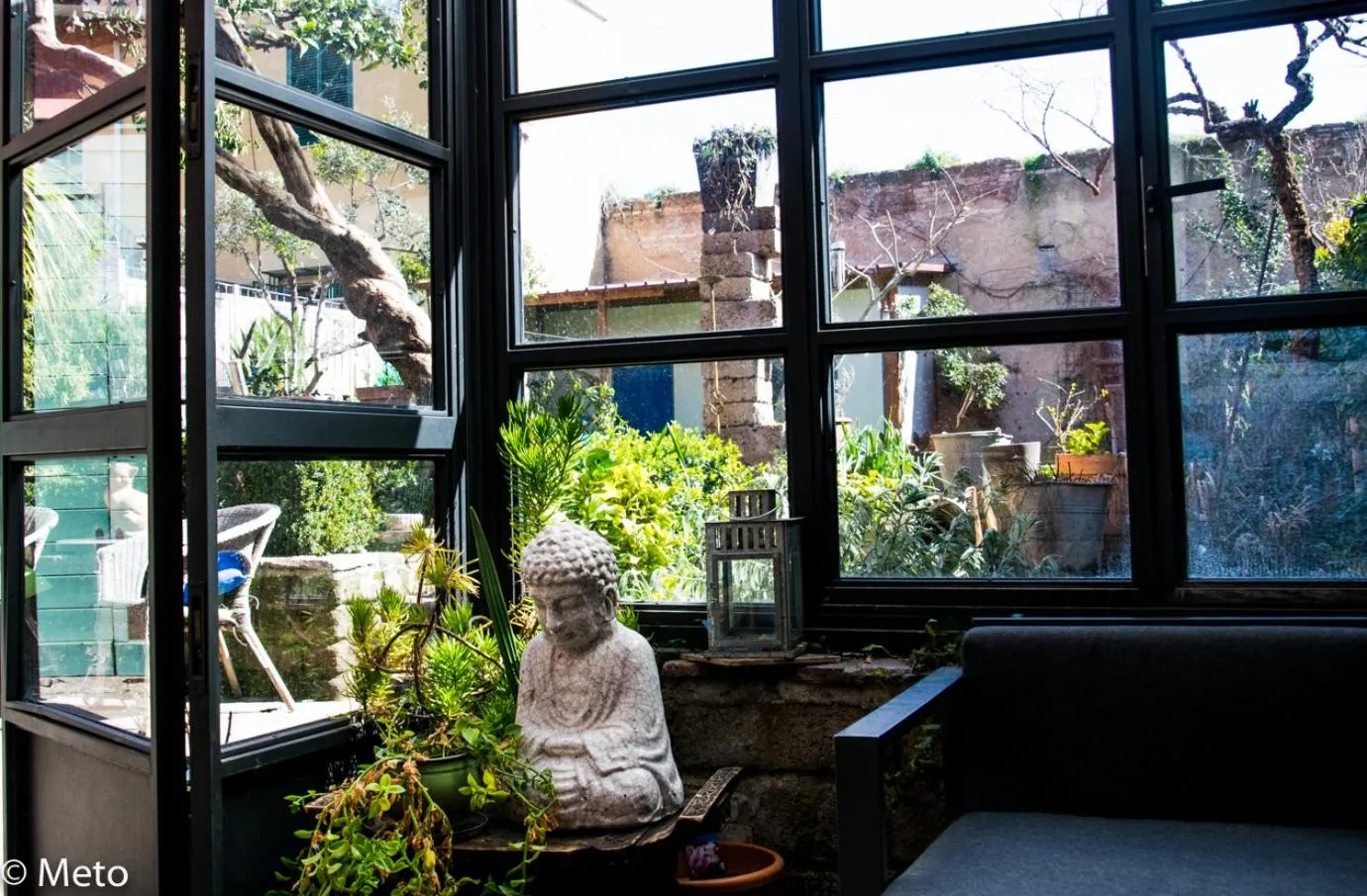 Garden view in Abbraccia Morfeo Roma