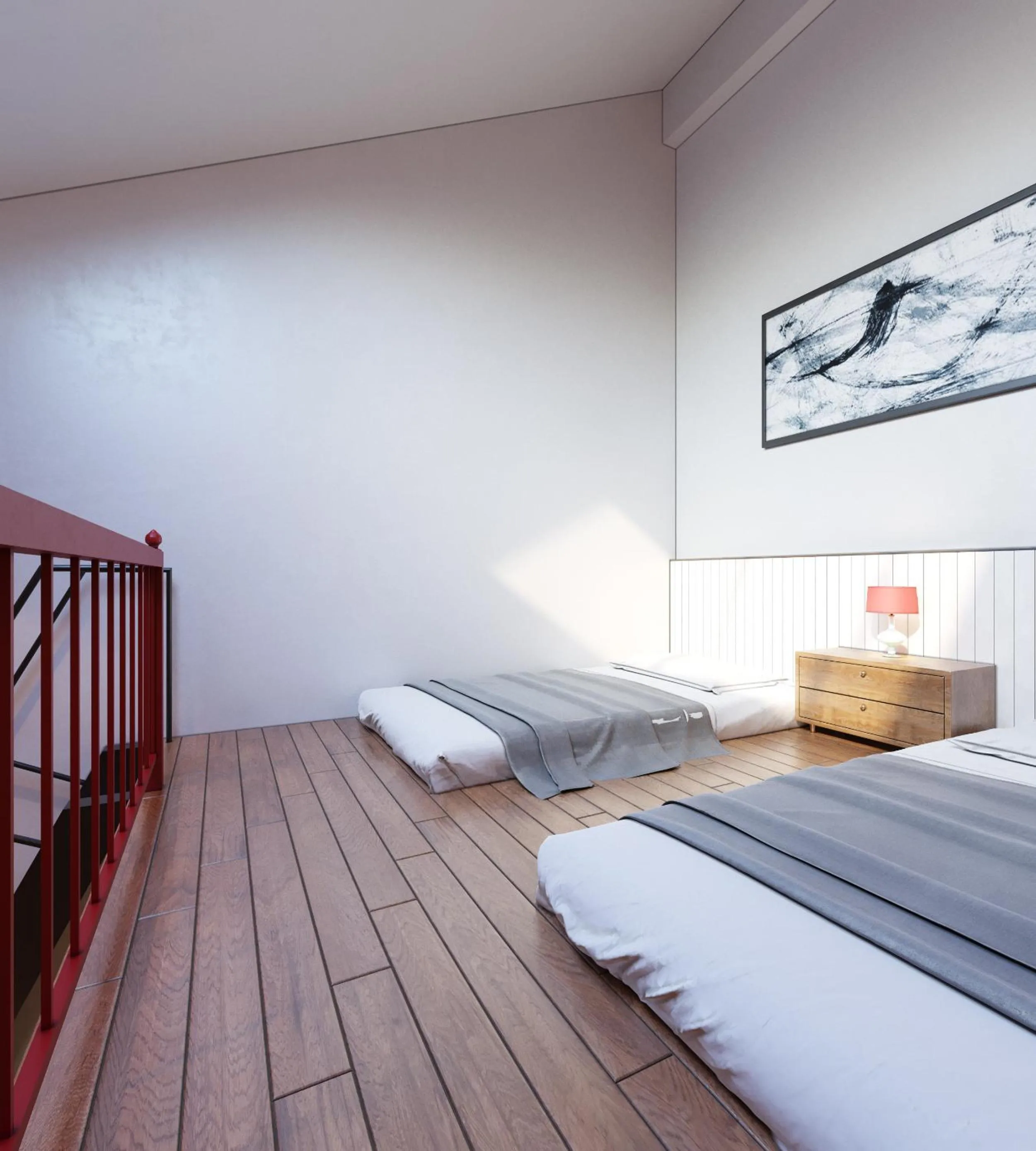 Bed in Le vent Tam Đảo homestay