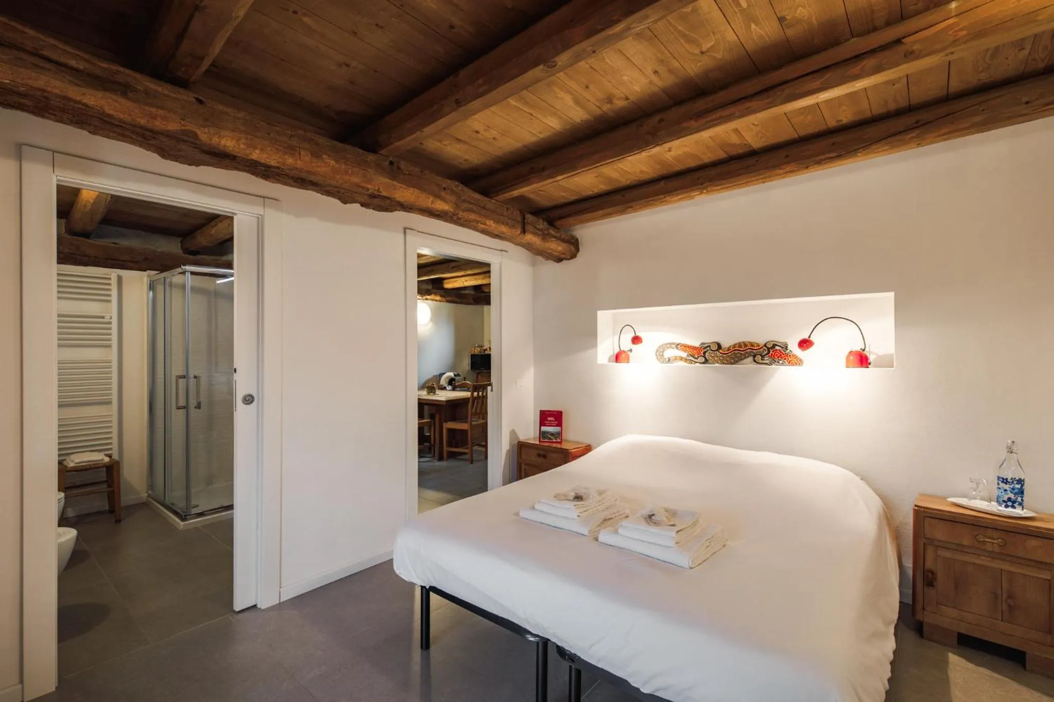 Bed in B&B AL VECCHIO CARPINO