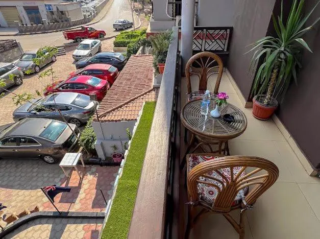 Balcony/Terrace in Pyramids Gem Plaza Boutique Hotel & Restaurant