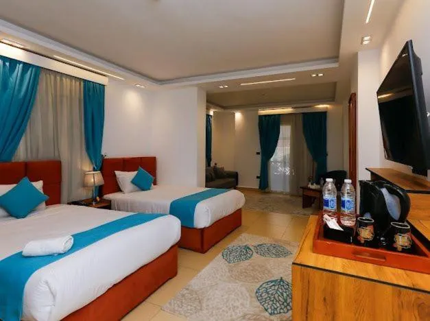 Photo of the whole room, Bed in Pyramids Gem Plaza Boutique Hotel & Restaurant