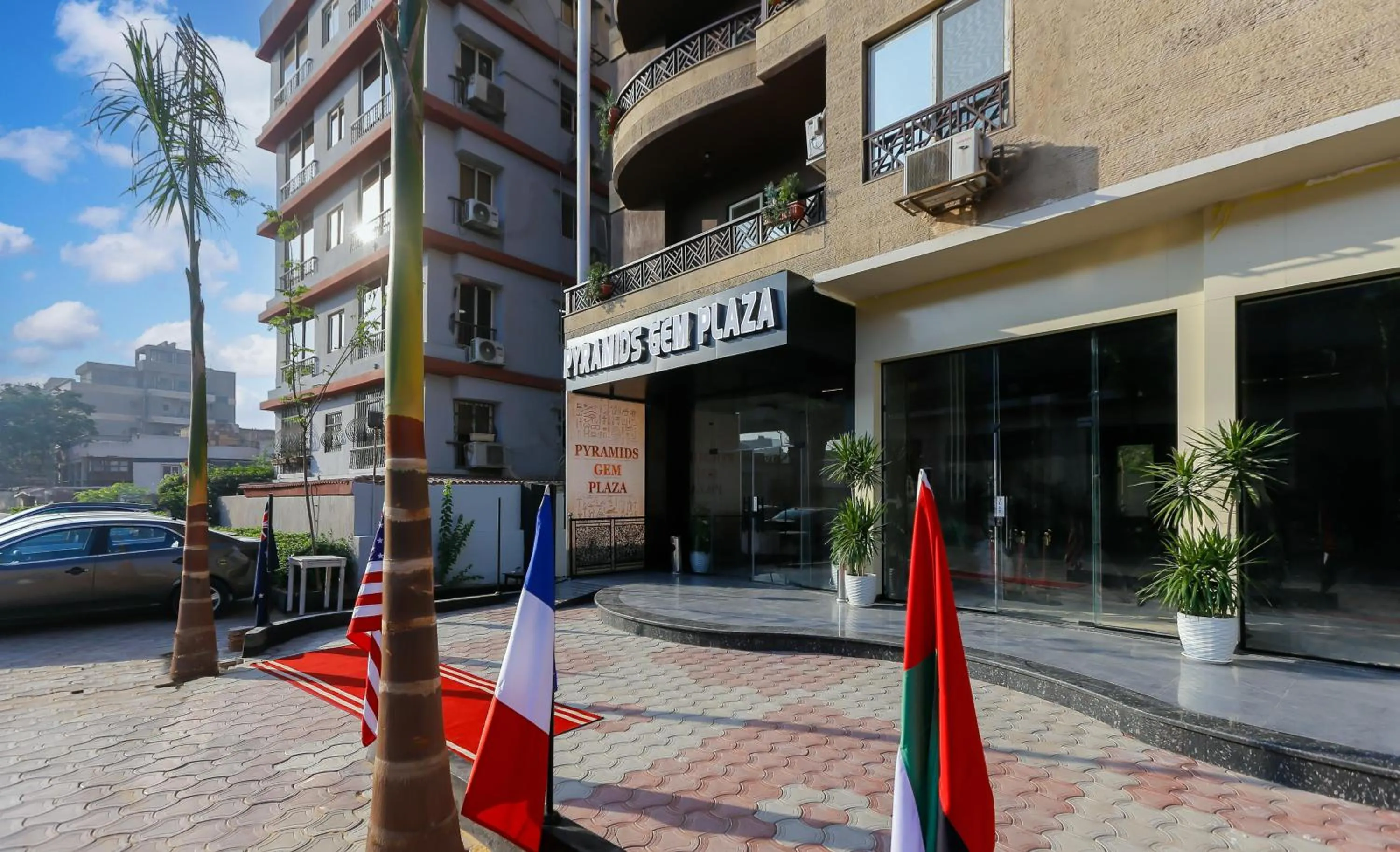Property building in Pyramids Gem Plaza Boutique Hotel & Restaurant