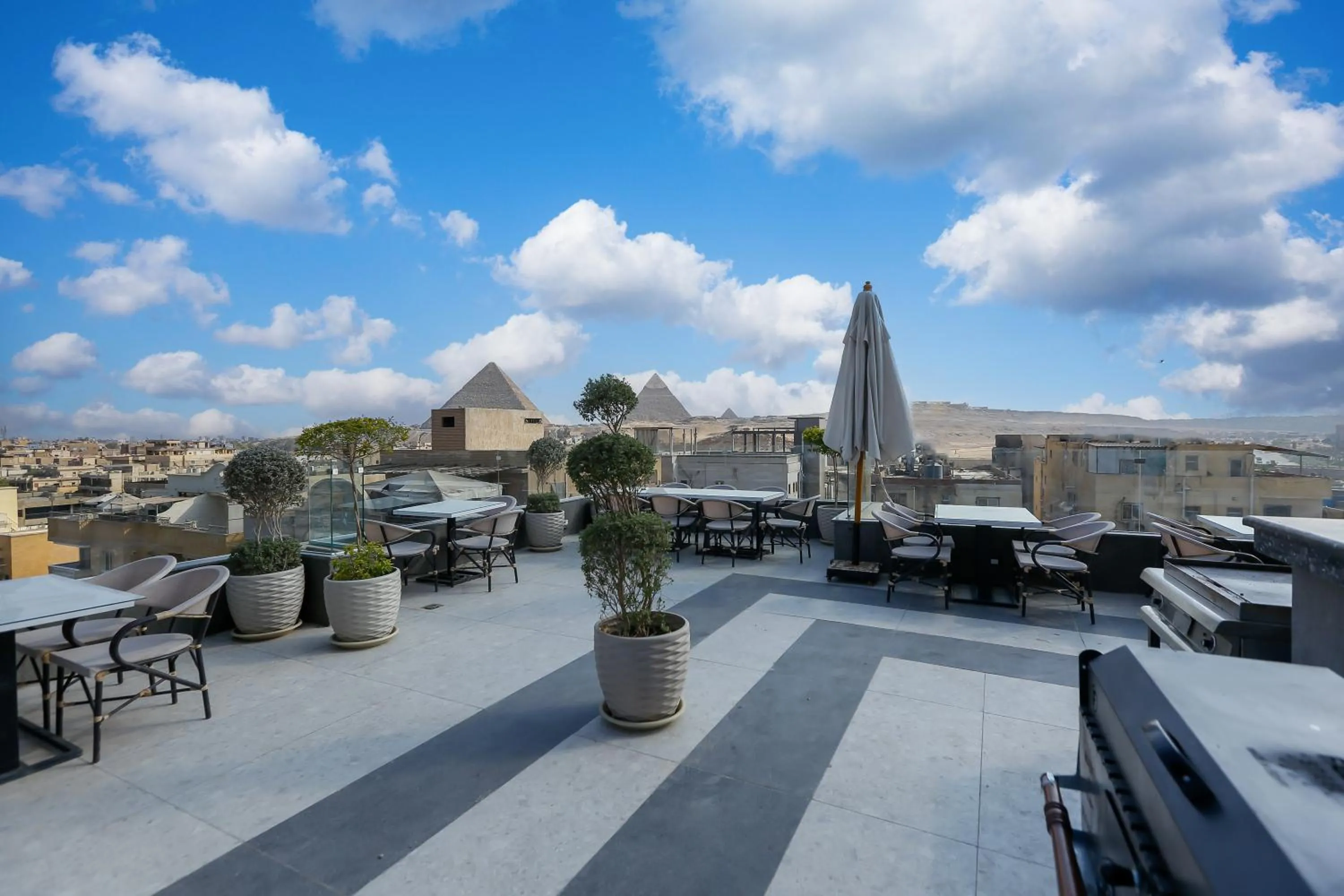 Property building in Pyramids Gem Plaza Boutique Hotel & Restaurant