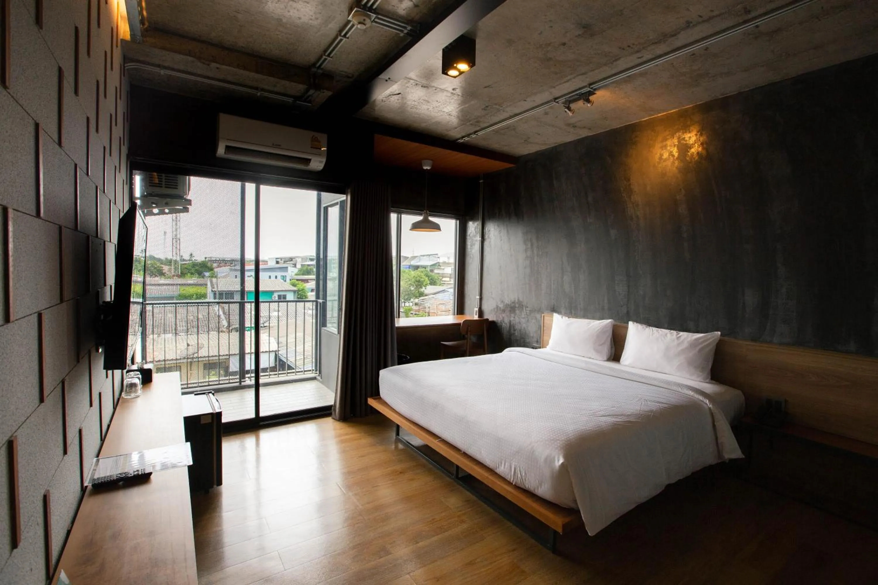 Bed in Navakitel Design Hotel