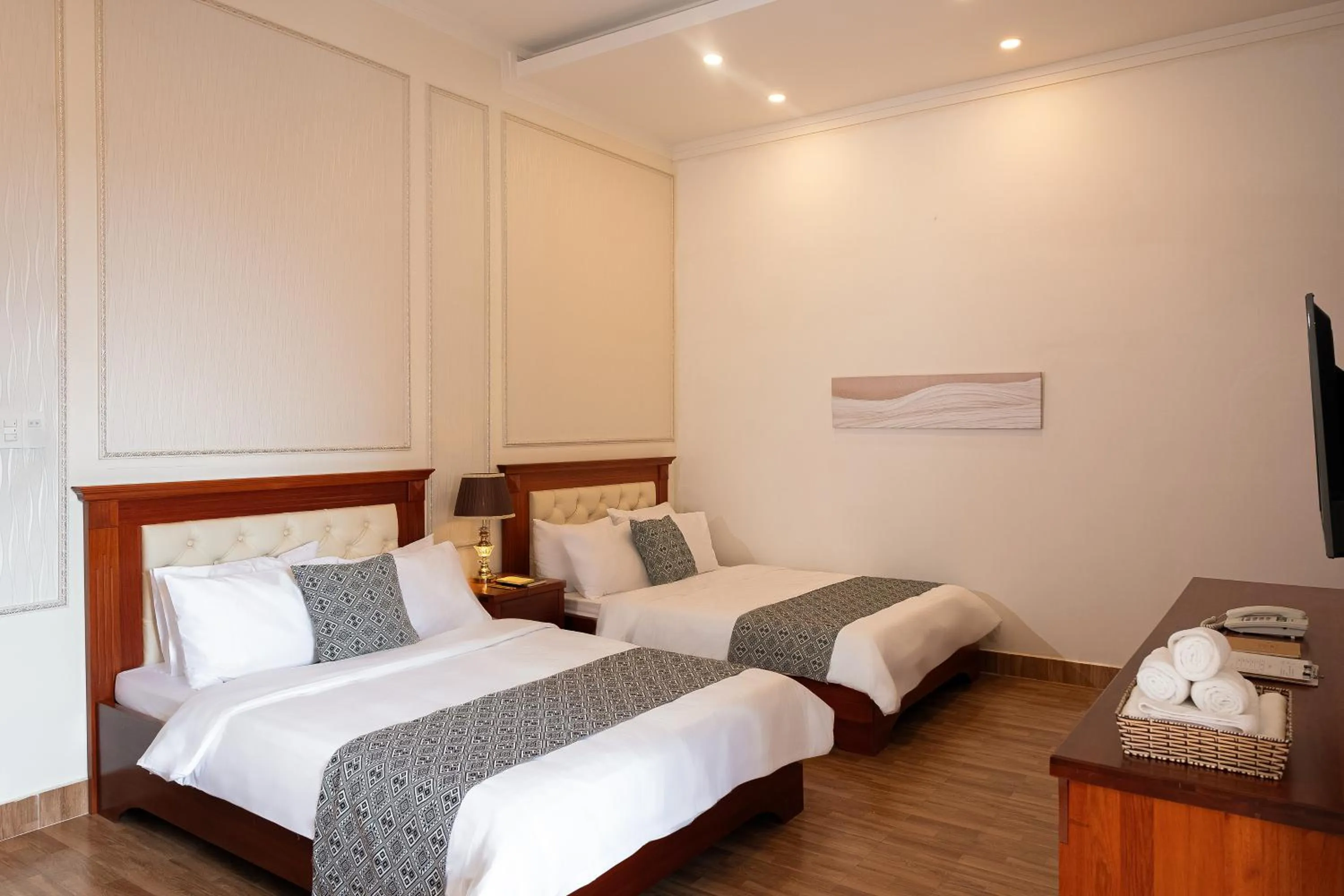 Bed in Mekong Gia Lai Hotel - Me Kong Pleiku