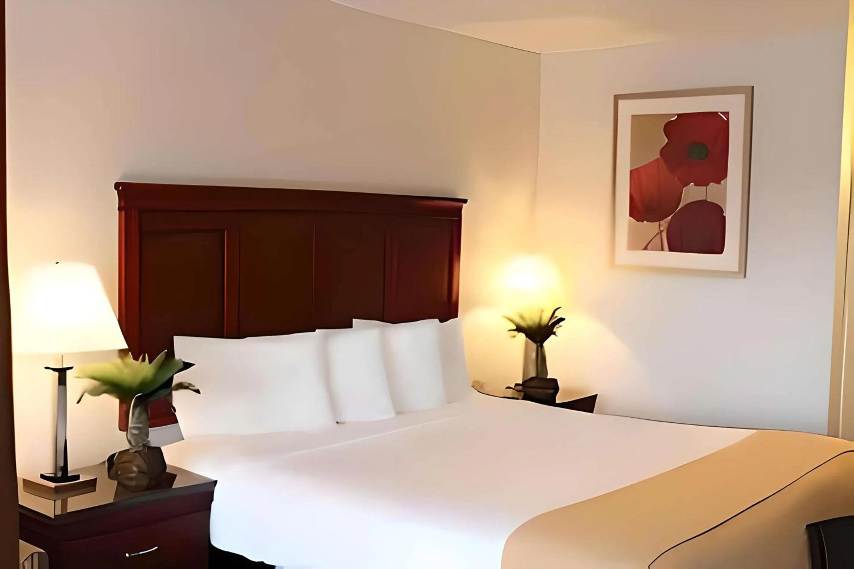 Bedroom, Bed in Rodeway Inn Santa Clara El Camino Real