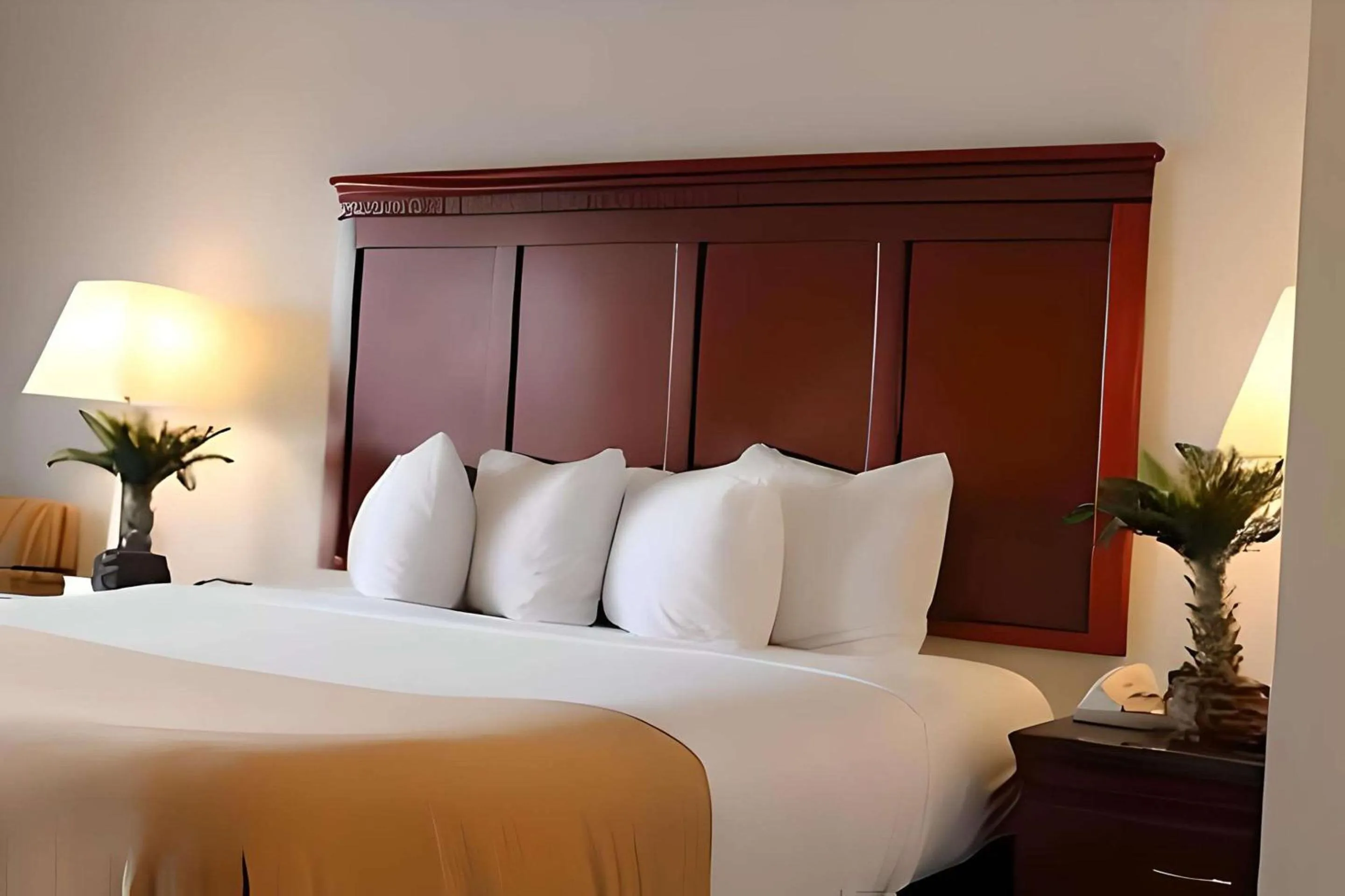 Bedroom, Bed in Rodeway Inn Santa Clara El Camino Real