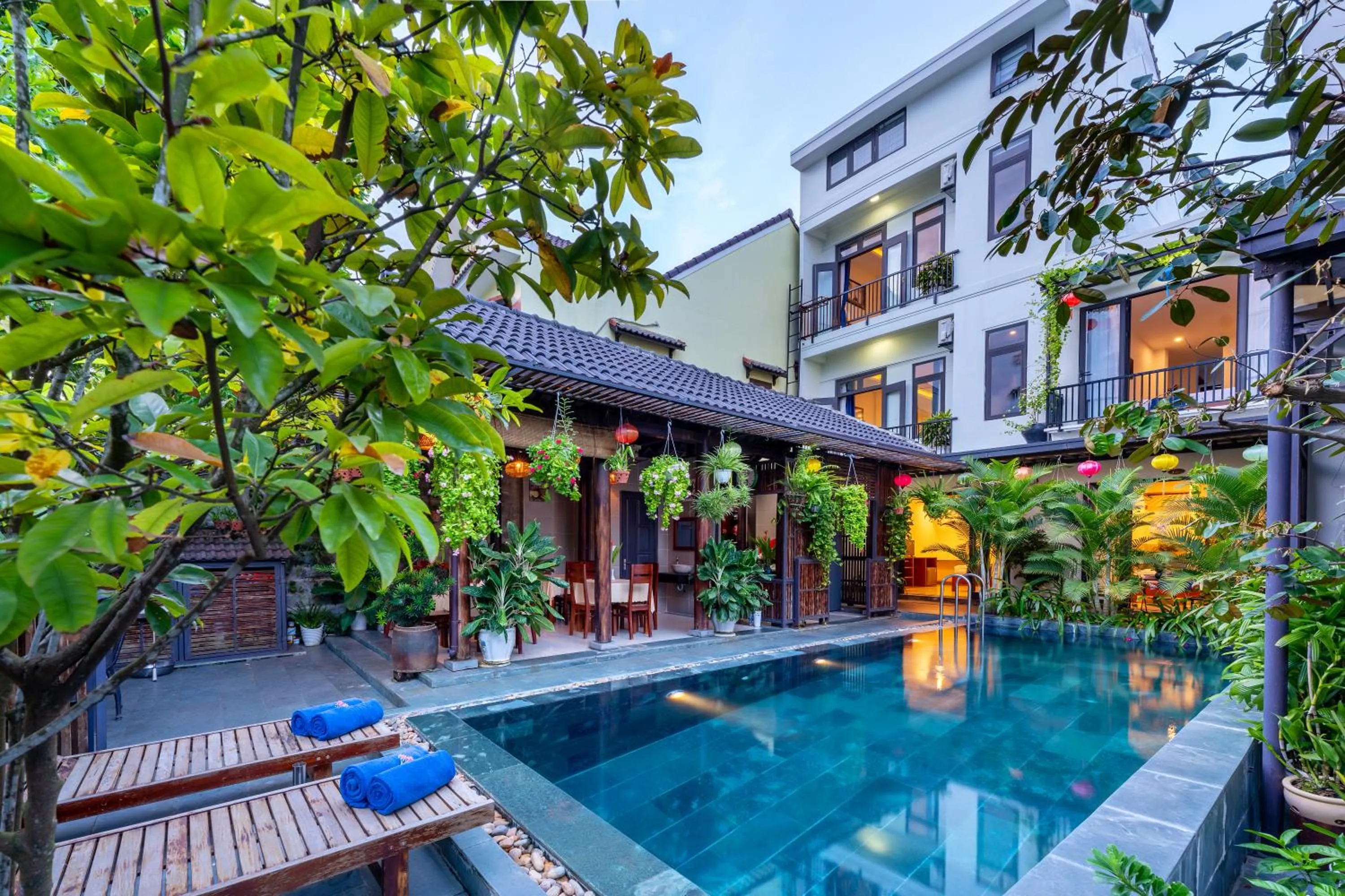 Swimming pool in Sands River Hoi An Villa