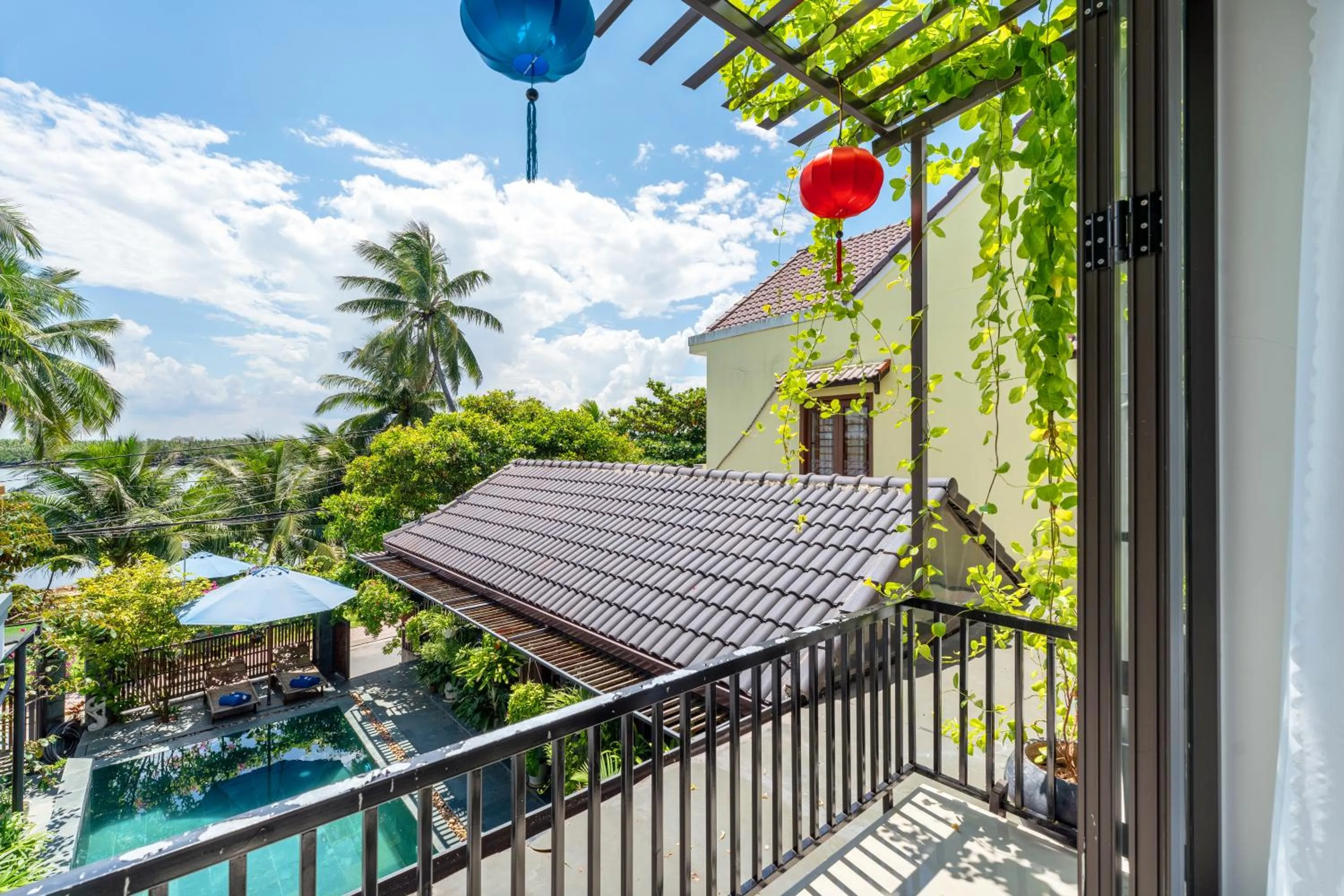Balcony/Terrace in Sands River Hoi An Villa