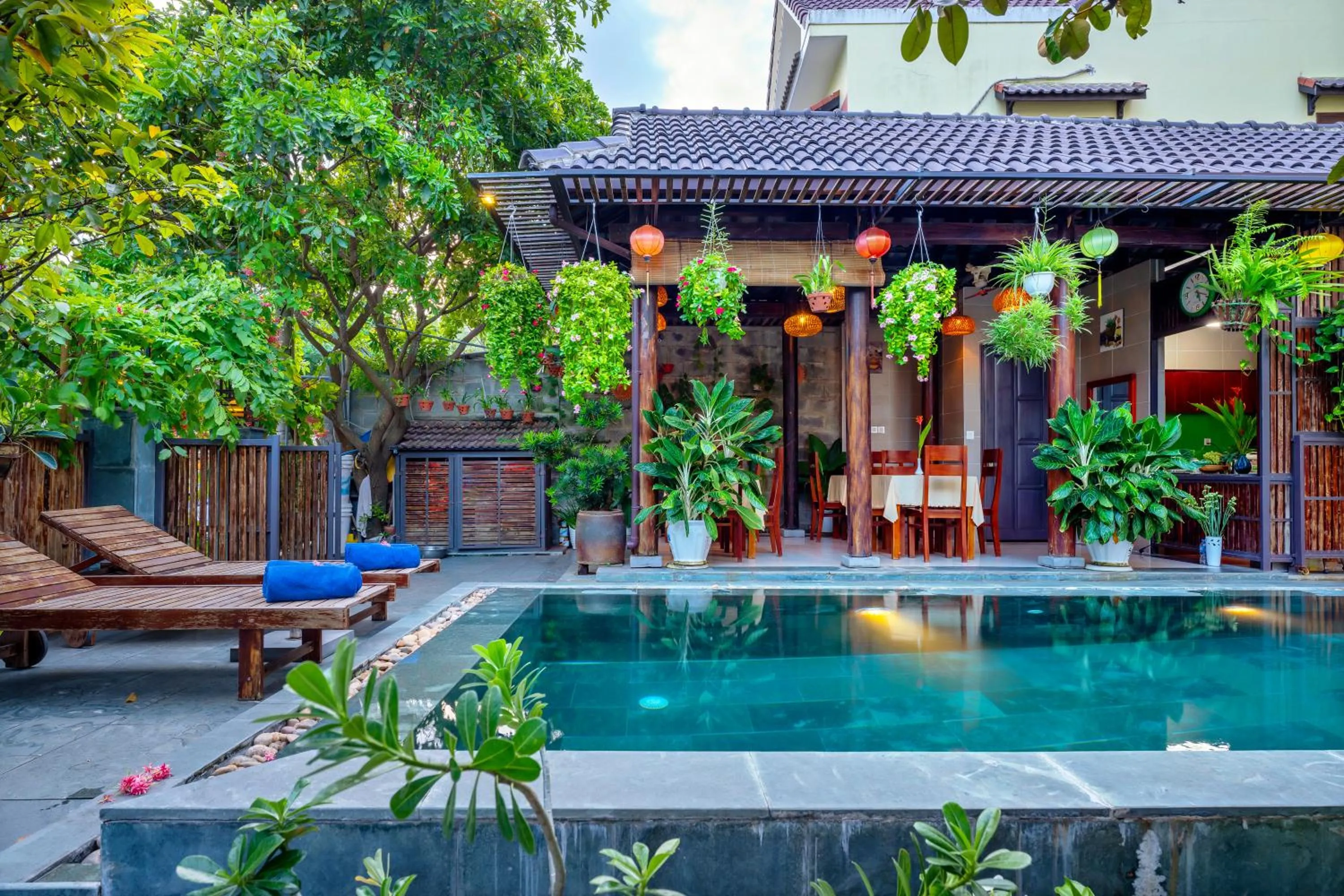 Swimming pool in Sands River Hoi An Villa