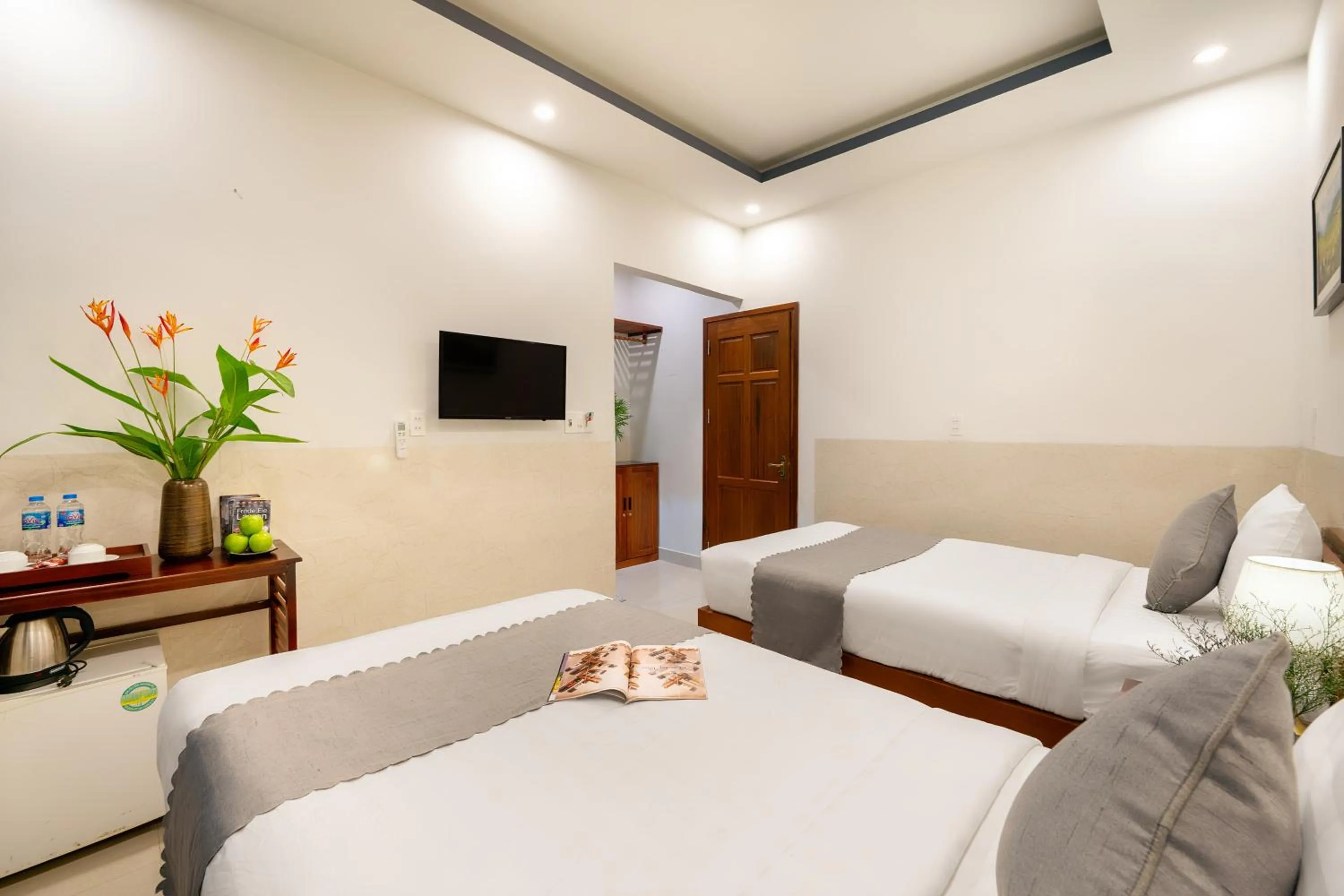 Bed in Sands River Hoi An Villa