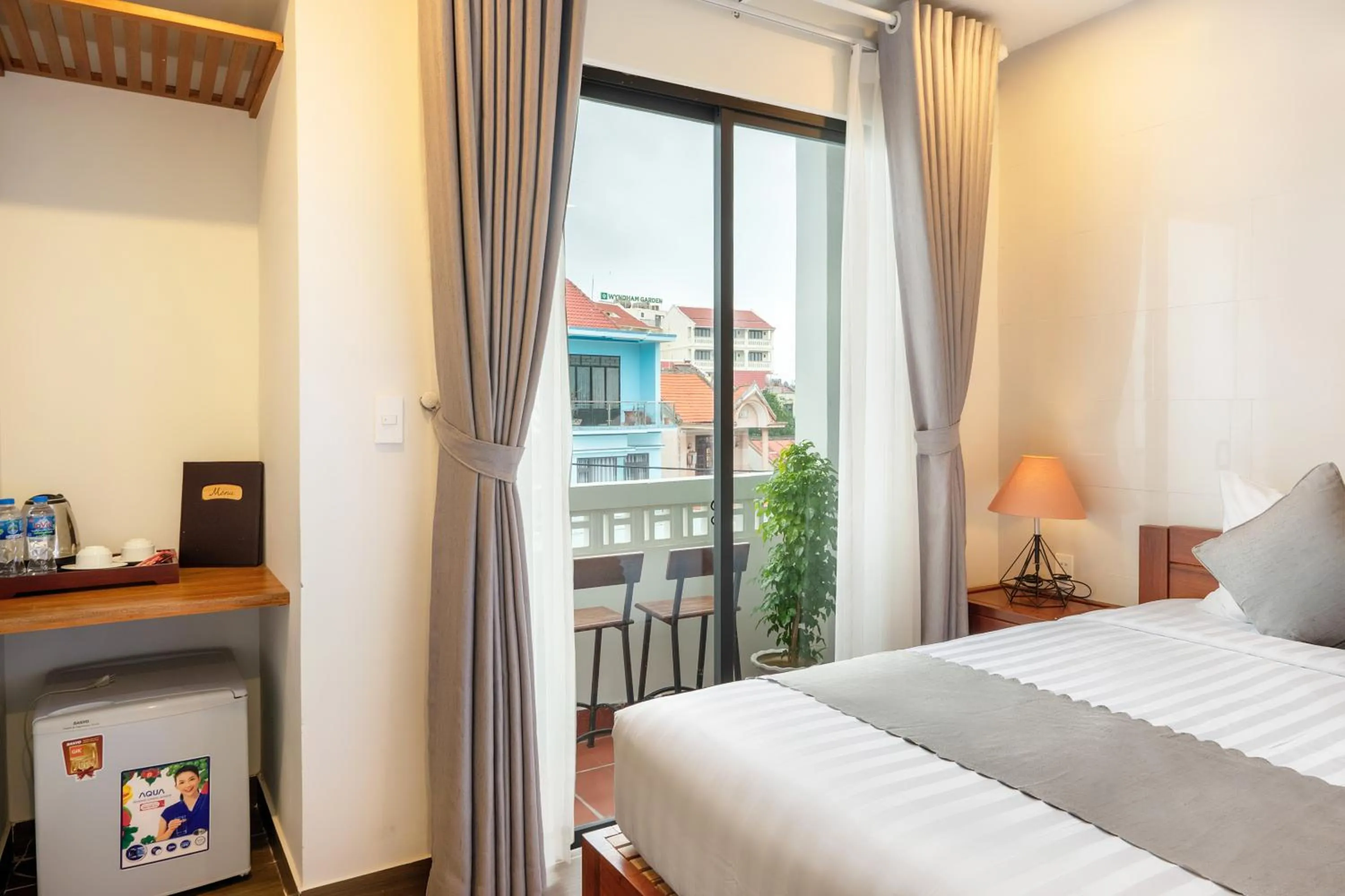 minibar, Bed in Sands River Hoi An Villa