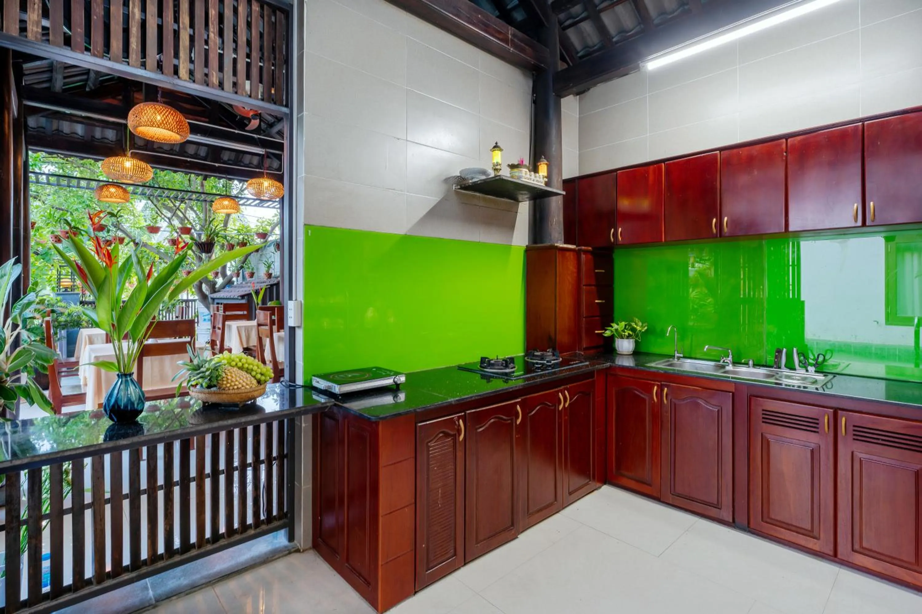 Kitchen or kitchenette in Sands River Hoi An Villa