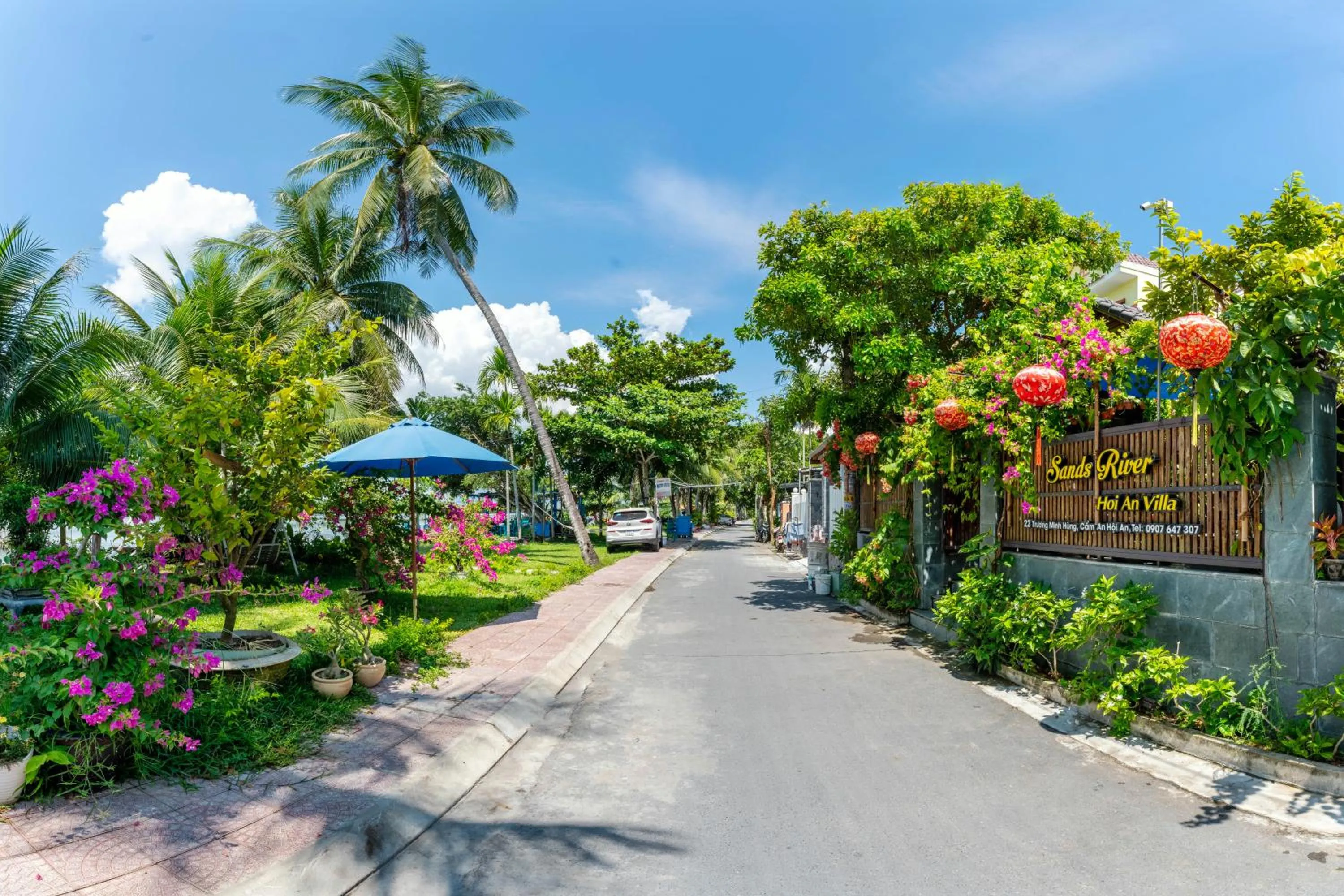 Street view in Sands River Hoi An Villa