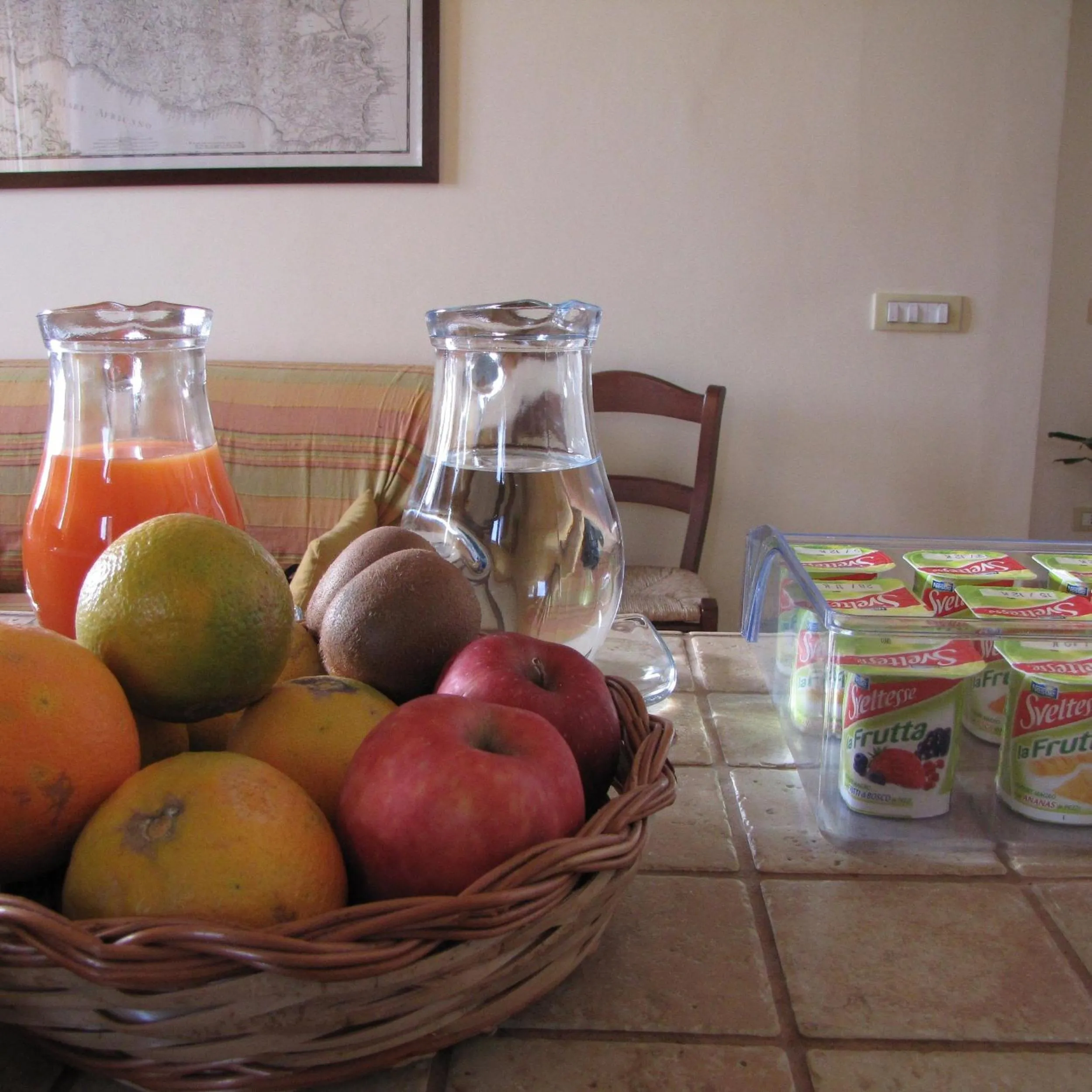 Food and drinks in B&B Agon