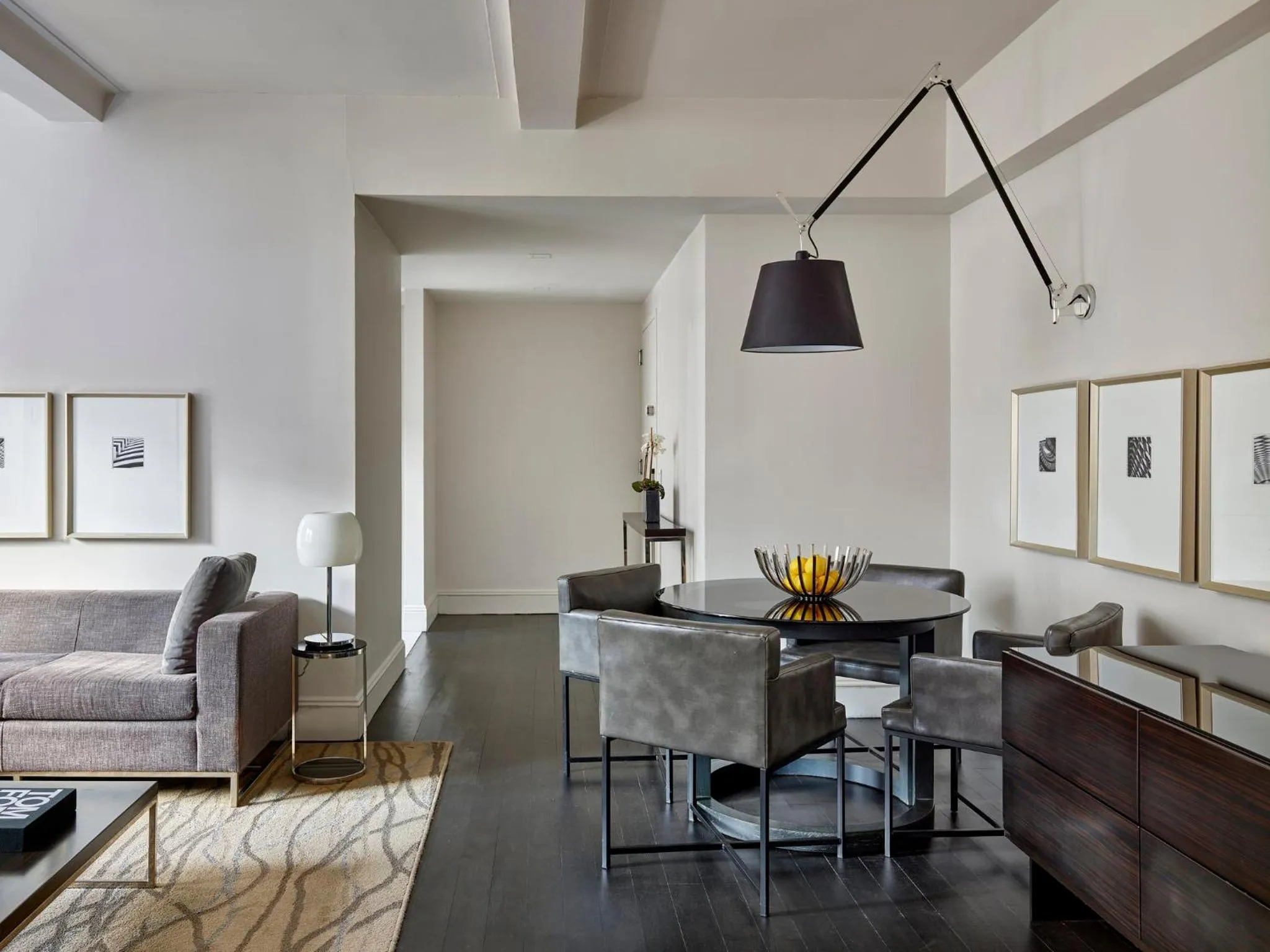 Living room in AKA Central Park