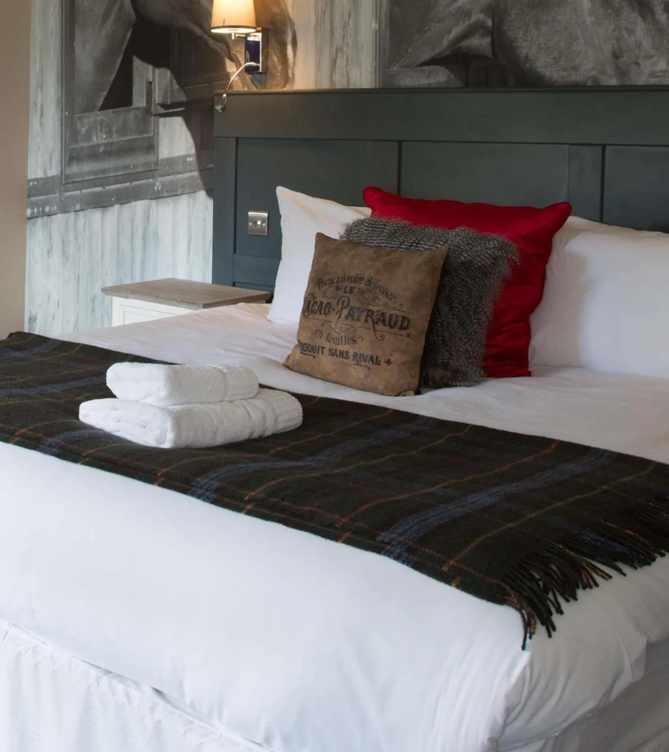 Bedroom, Bed in The Evenlode Rooms at Firehouse Oxford