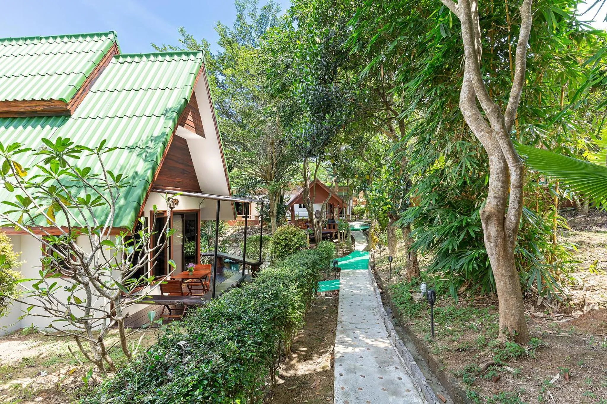 Patio in Harmony Naturist Resort Rawai Phuket 18yr minimum age only nudist nake d FKK