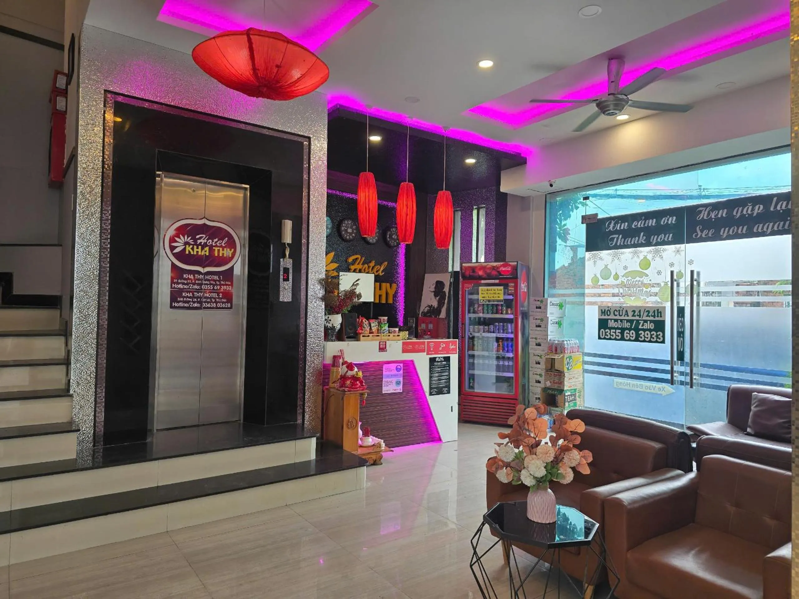 Lobby or reception in Kha Thy Hotel