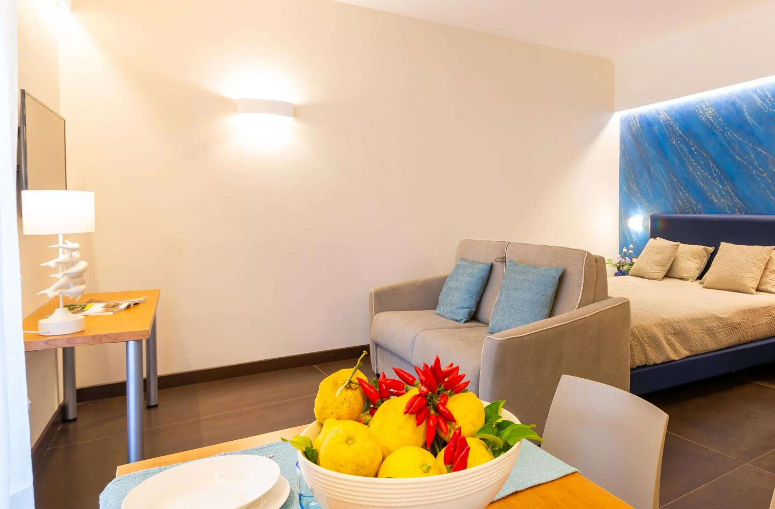 Seating area, Bed in Il Melograno Relais