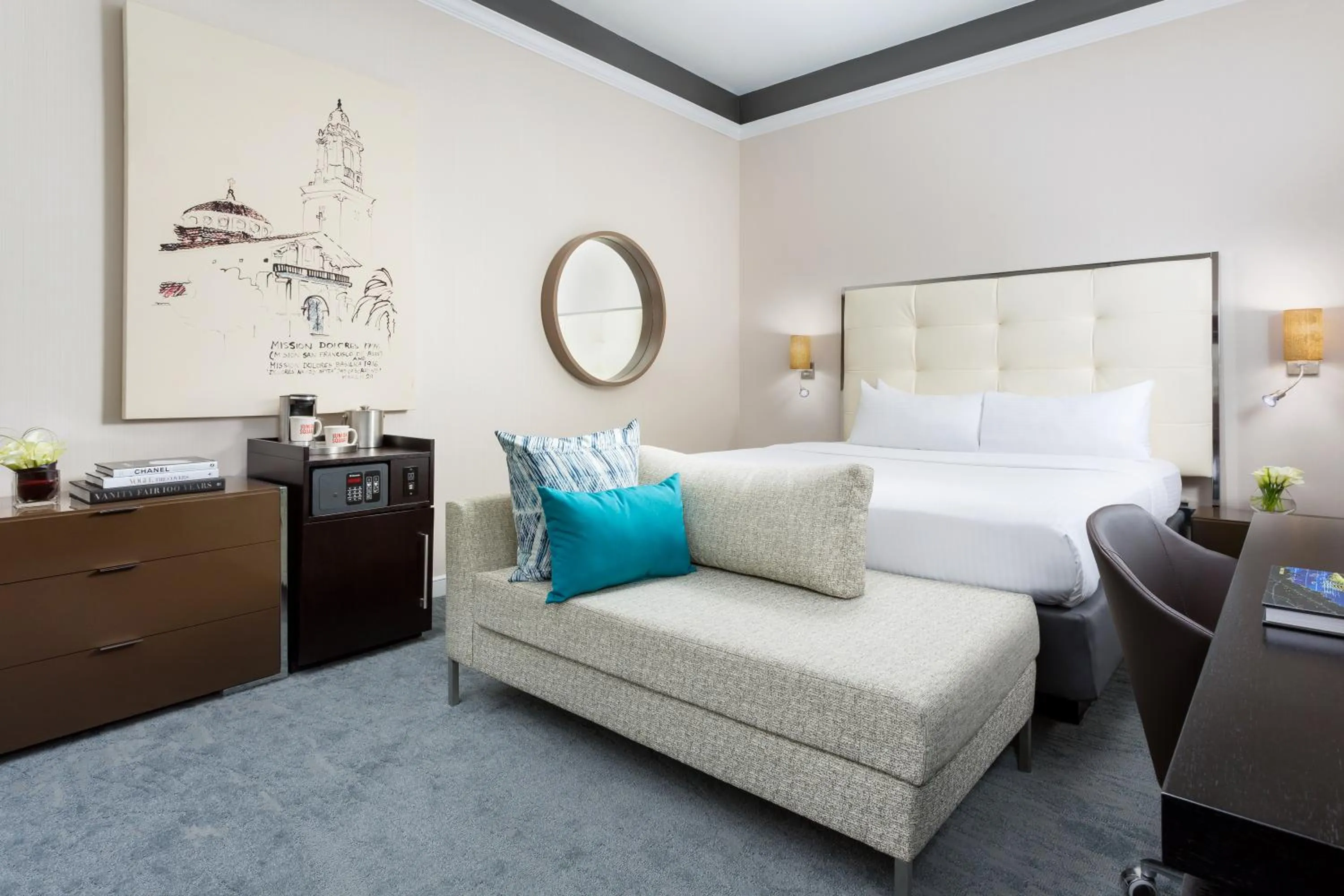 Bed in Hotel Union Square San Francisco