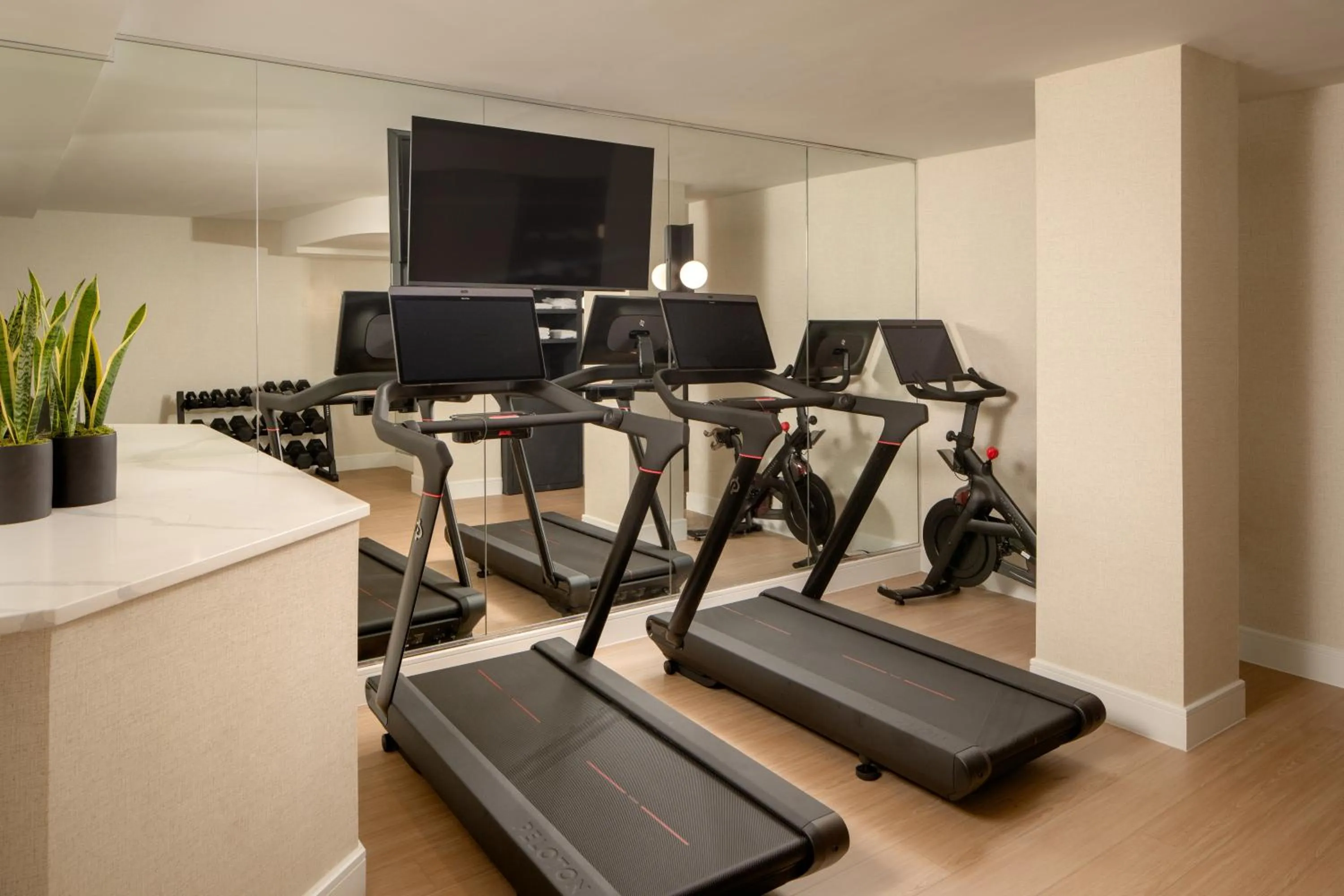 Fitness centre/facilities in Aura Hotel Times Square Newly Renovated