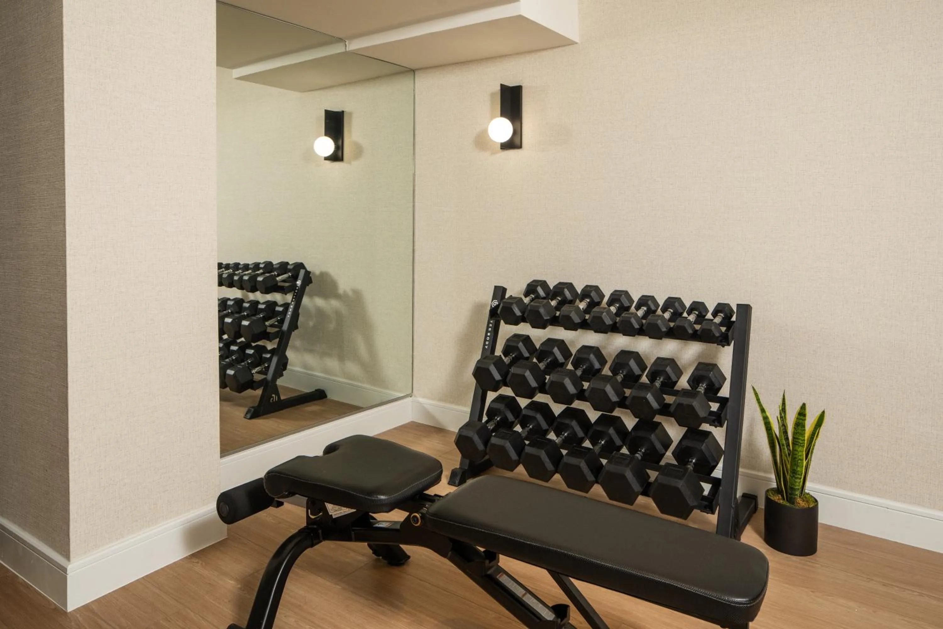 Fitness centre/facilities in Aura Hotel Times Square Newly Renovated
